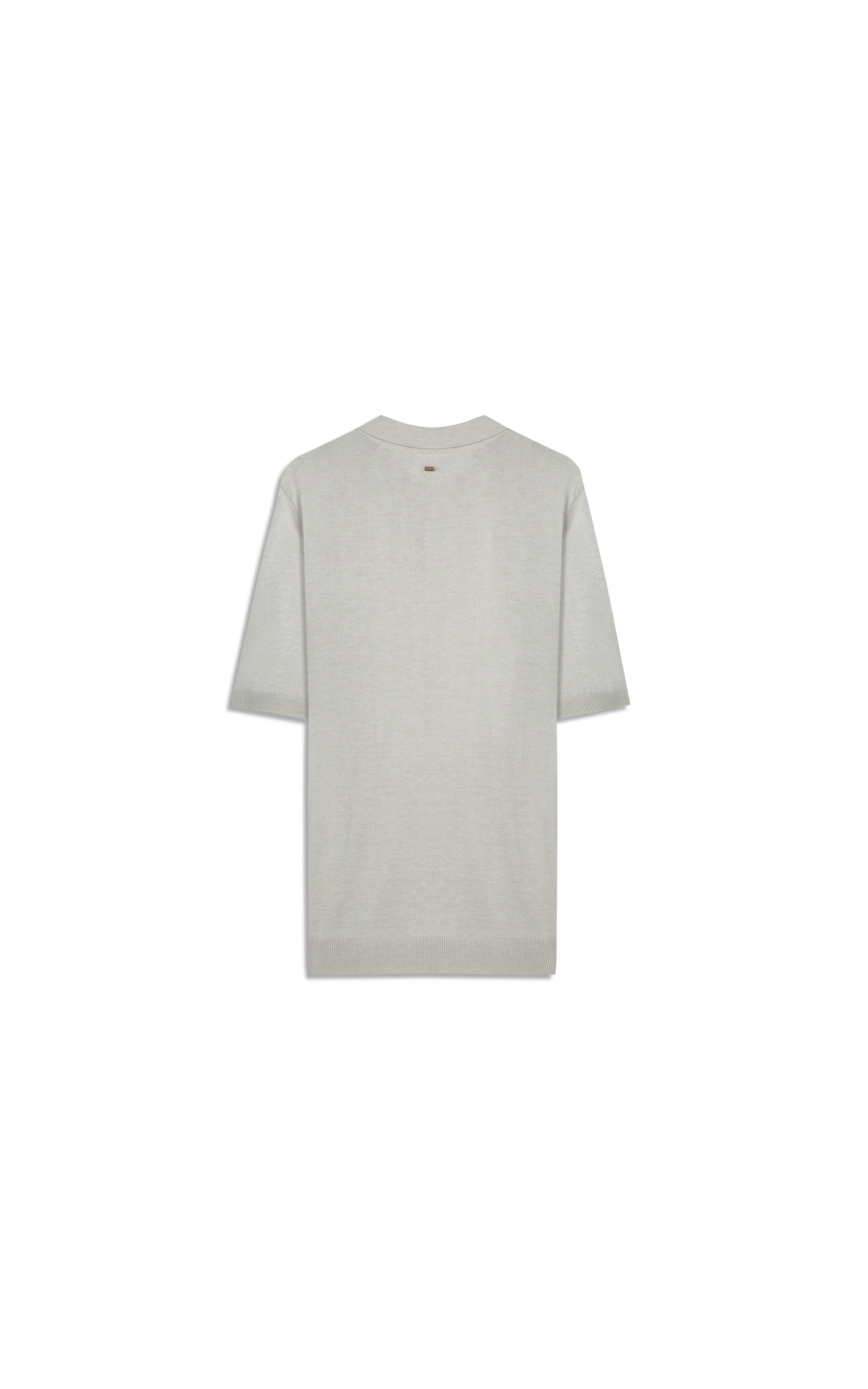 Tricot Polo Yves Natural