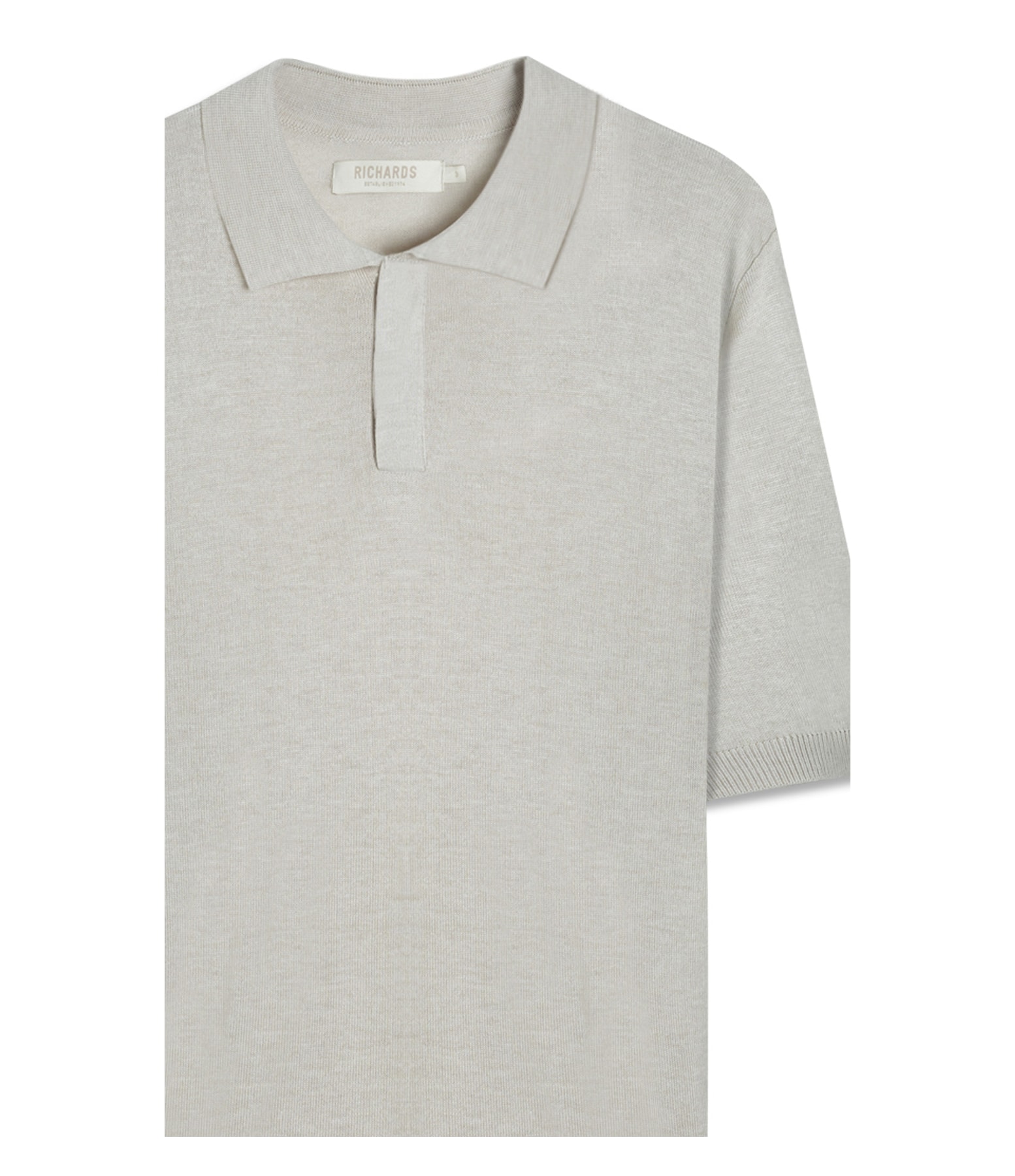 Tricot Polo Yves Natural