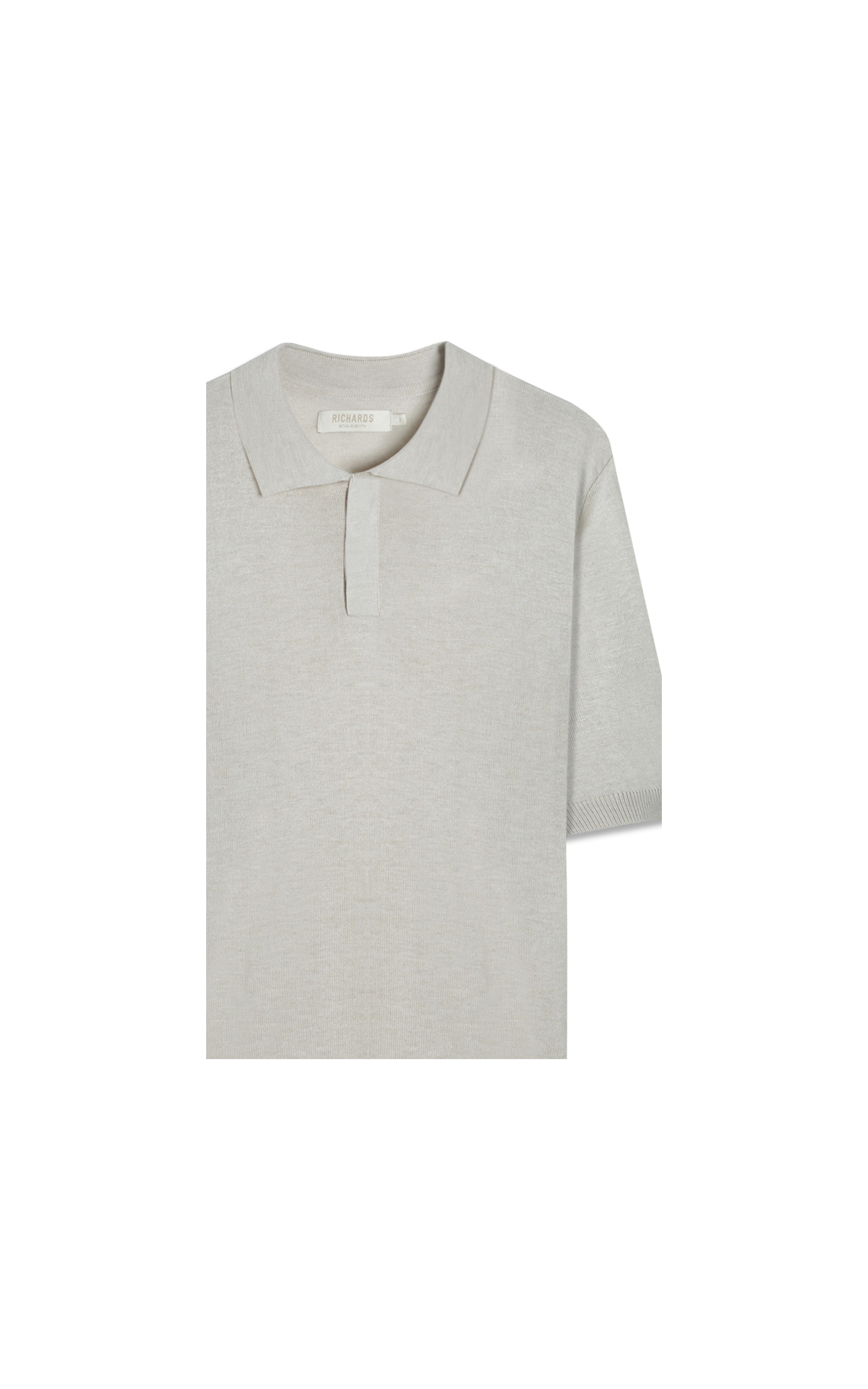 Tricot Polo Yves Natural