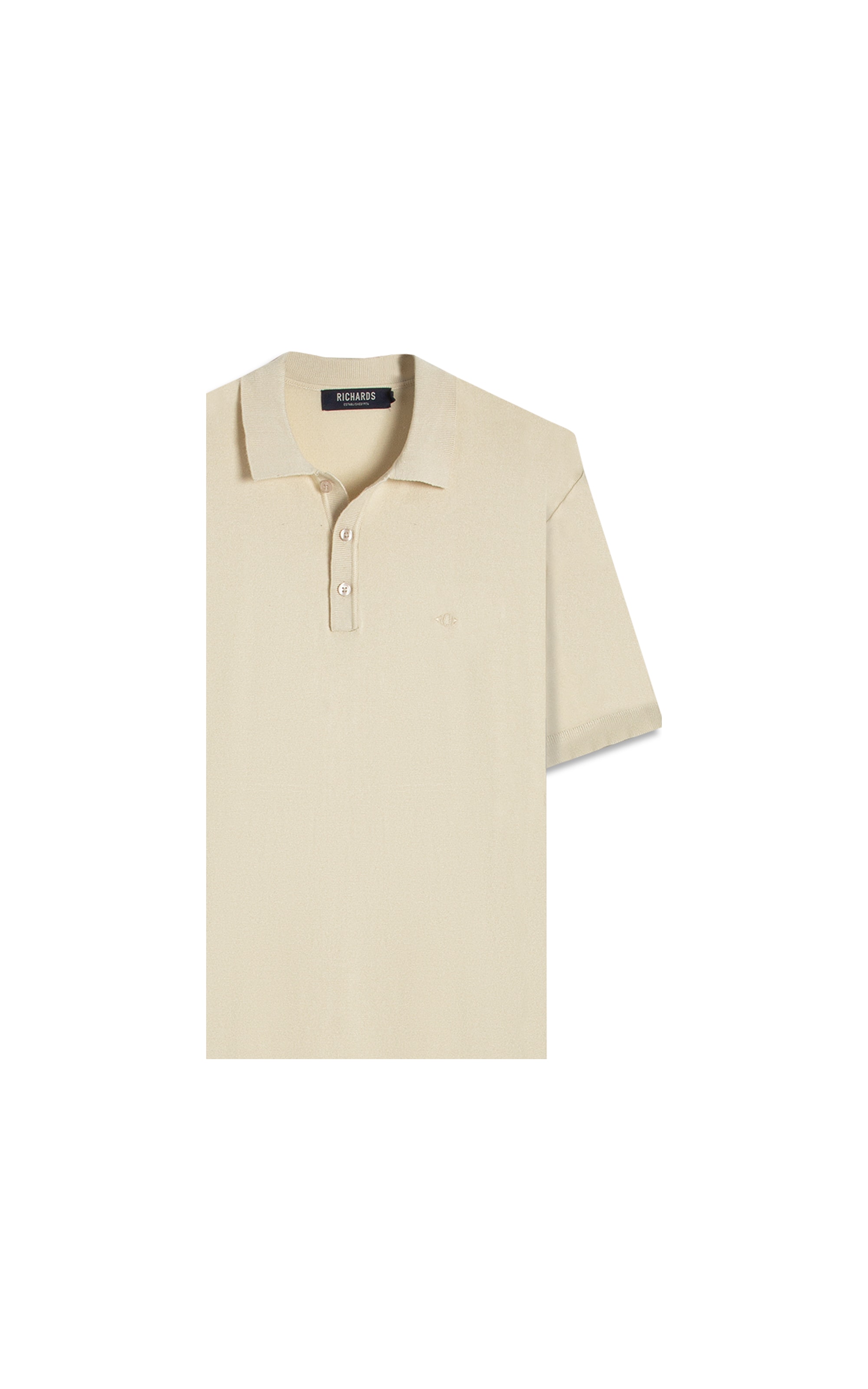 Tricot Polo Zeno Tech Areia