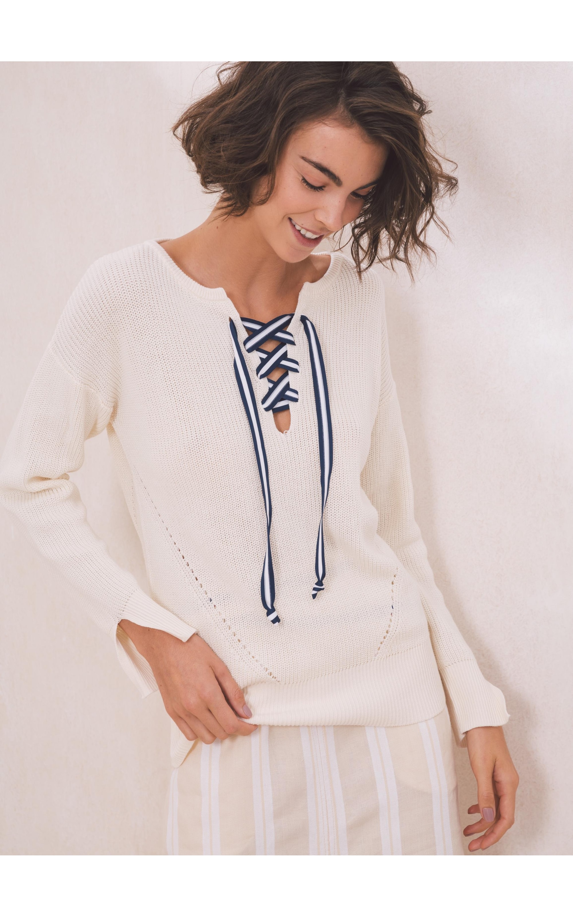 Tricot Positano Off White