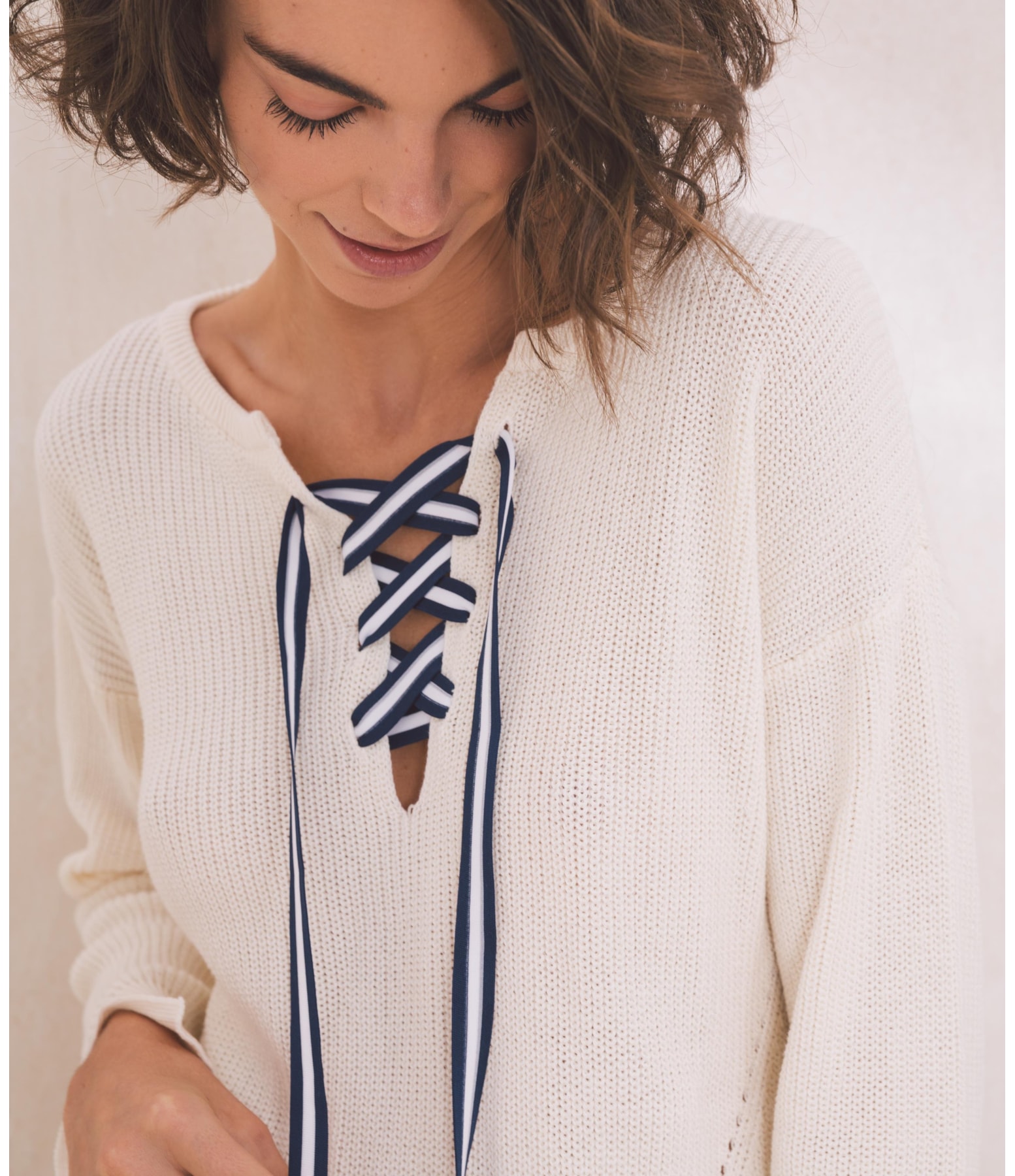 Tricot Positano Off White