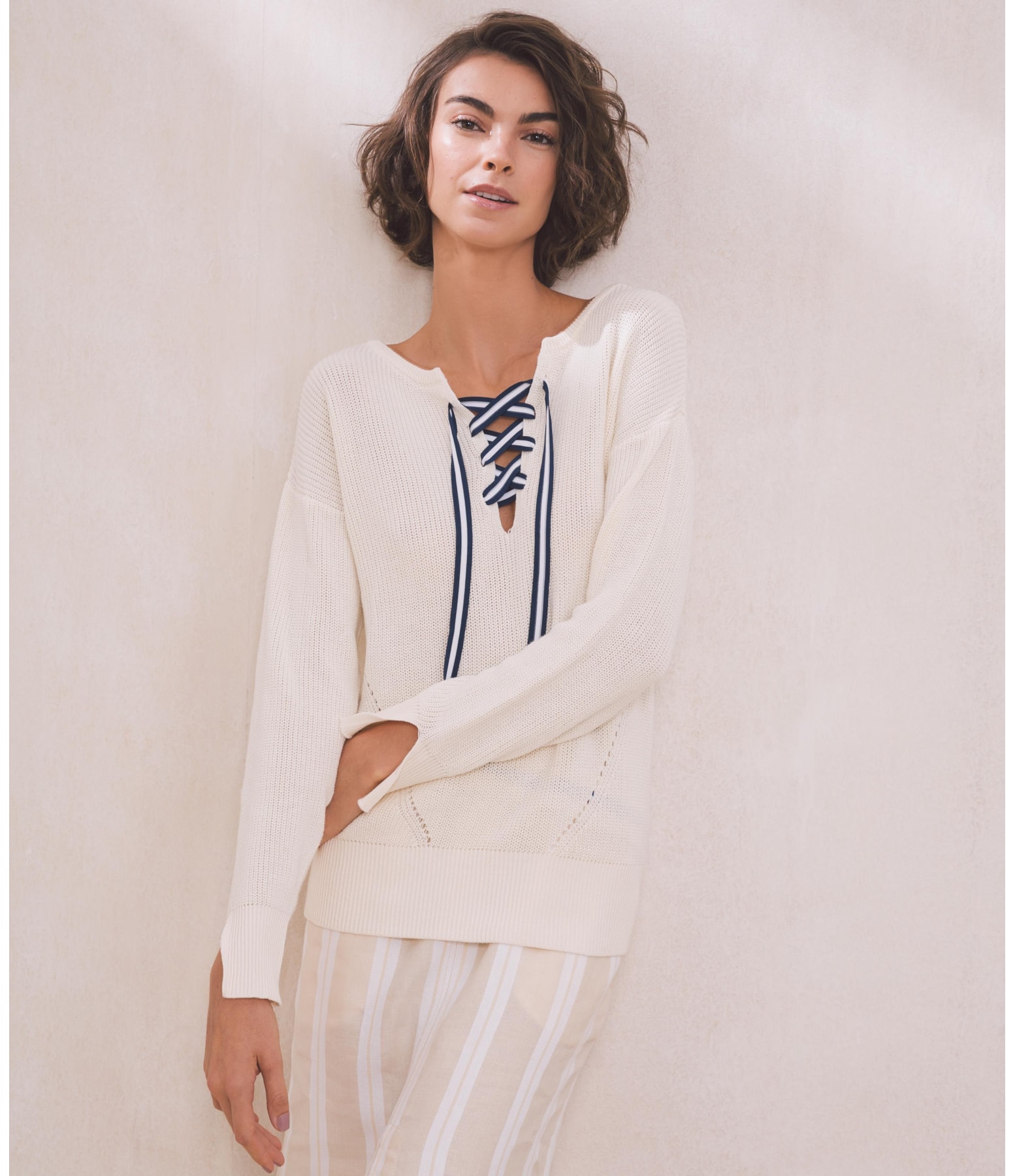 Tricot Positano Off White