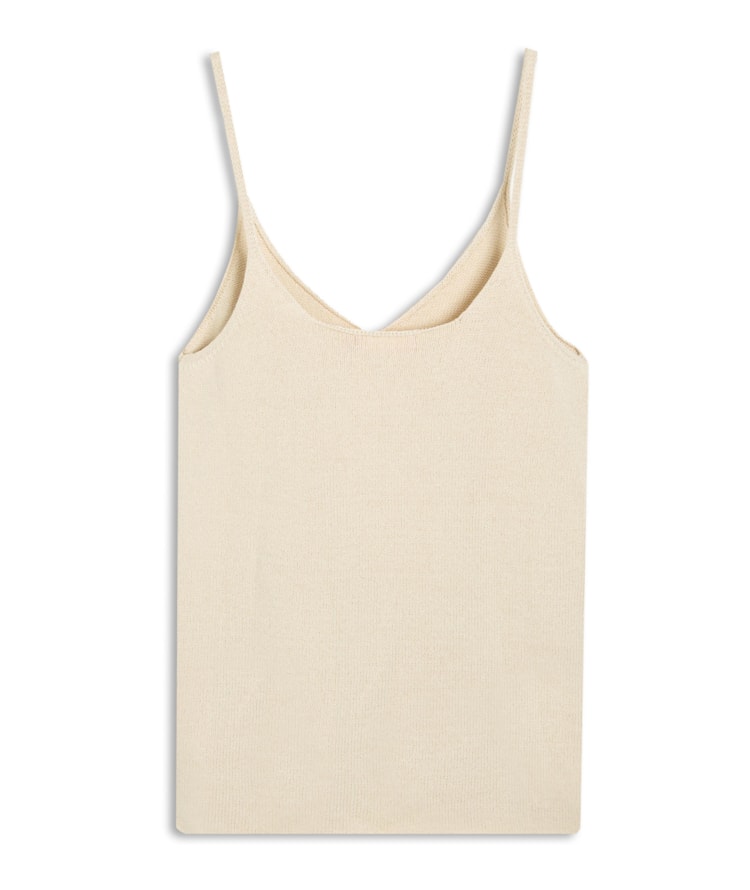 Tricot Ragata Luna Liso Areia
