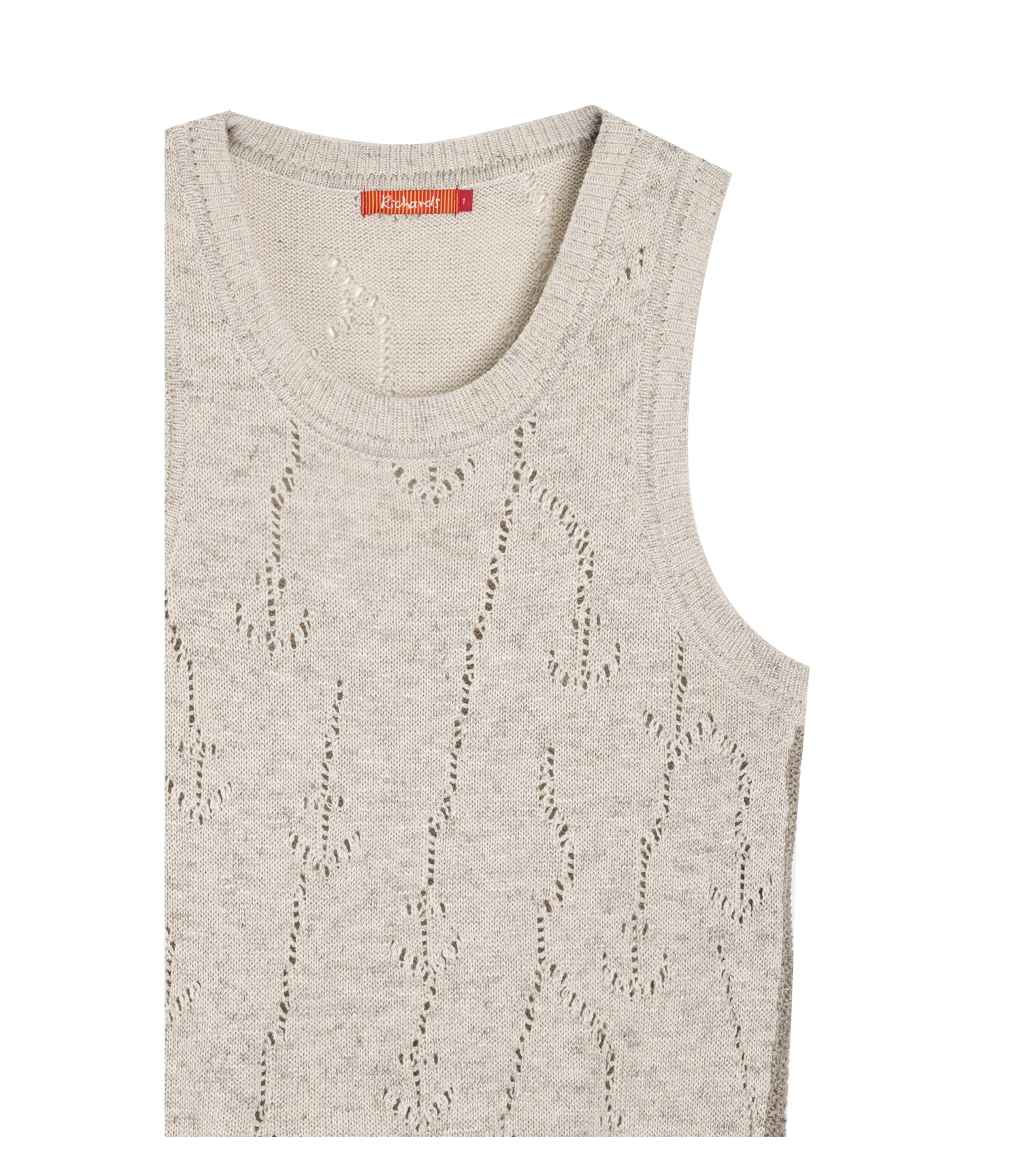 Tricot Regata Iris Jacquard Cordas Natural