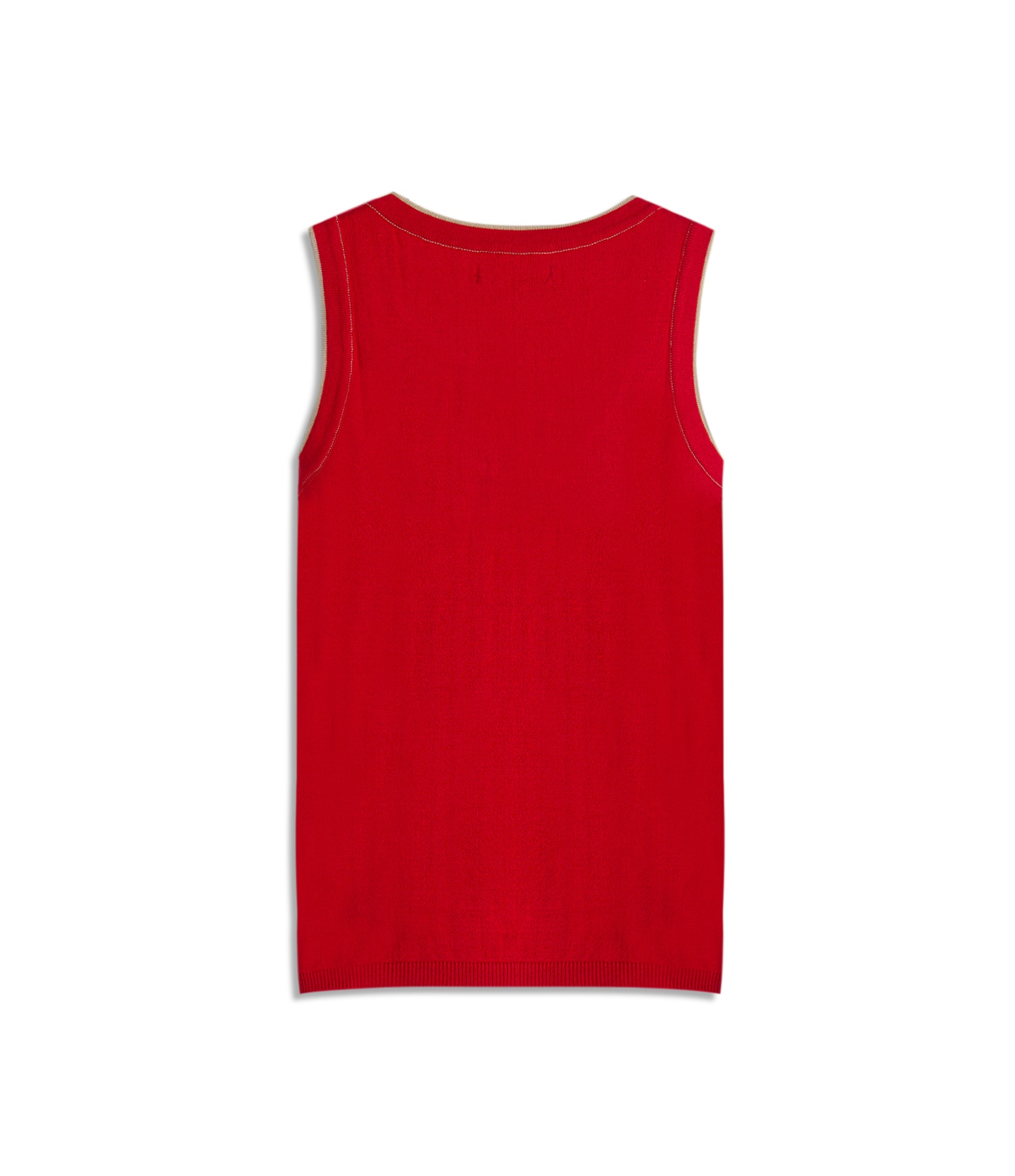 Tricot Regata Jade Bicolor Vermelho