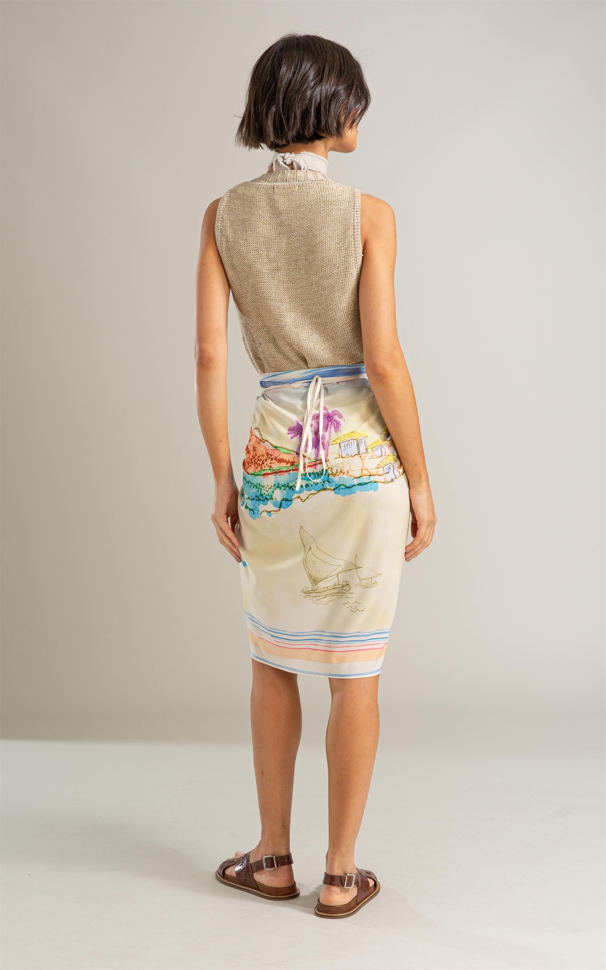 Tricot Regata Lira Shine Natural