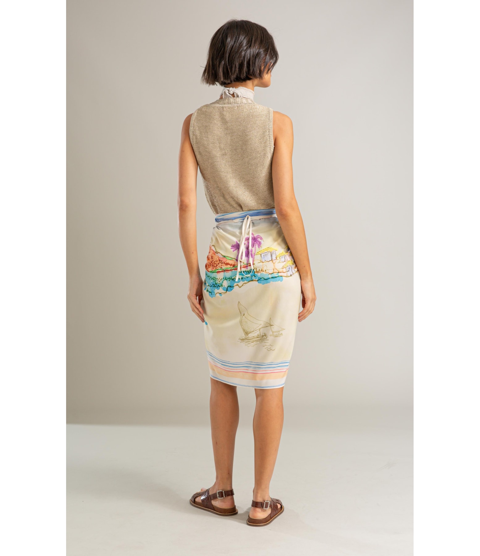 Tricot Regata Lira Shine Natural