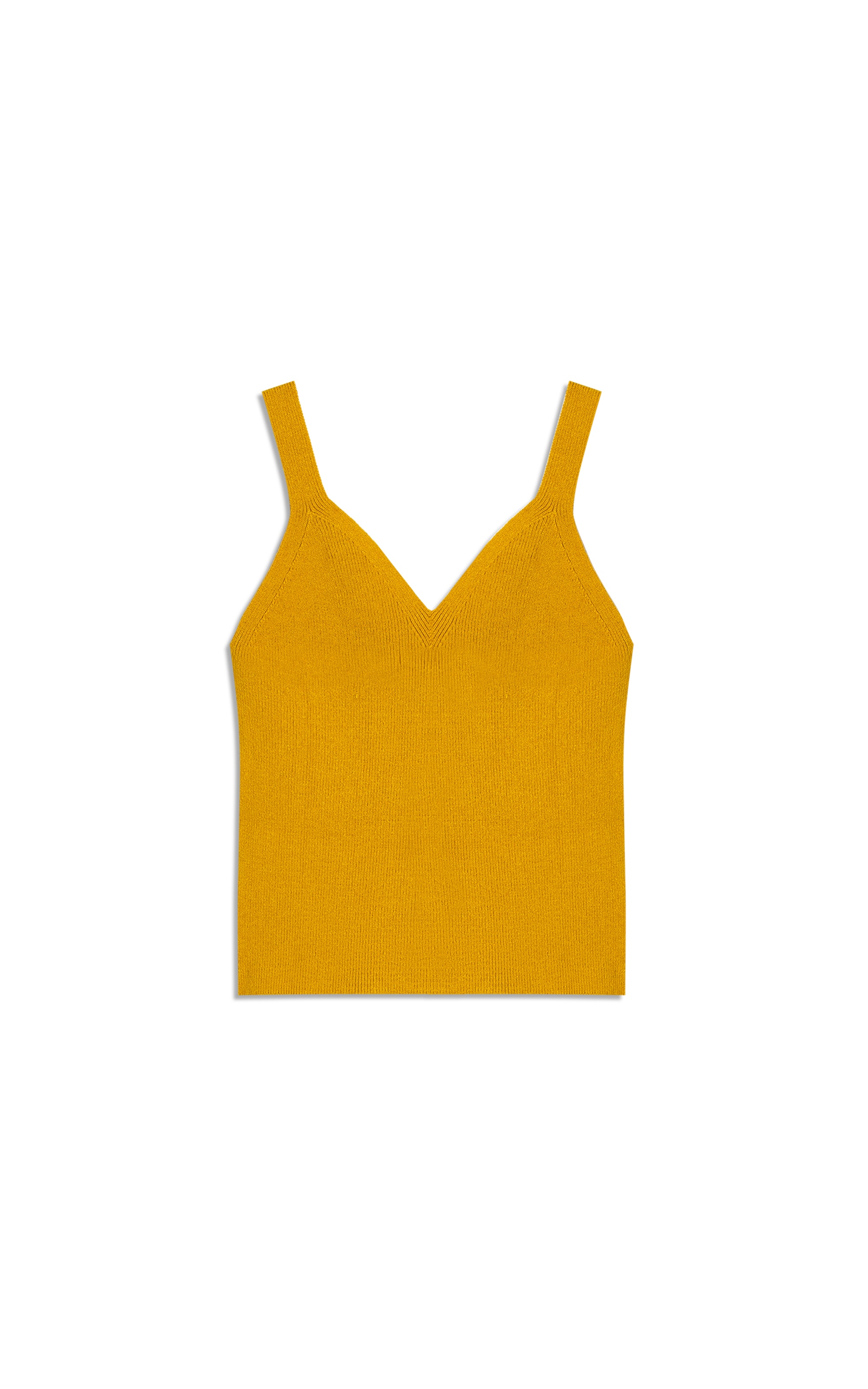 Tricot Regata Lumi Liso Amarelo