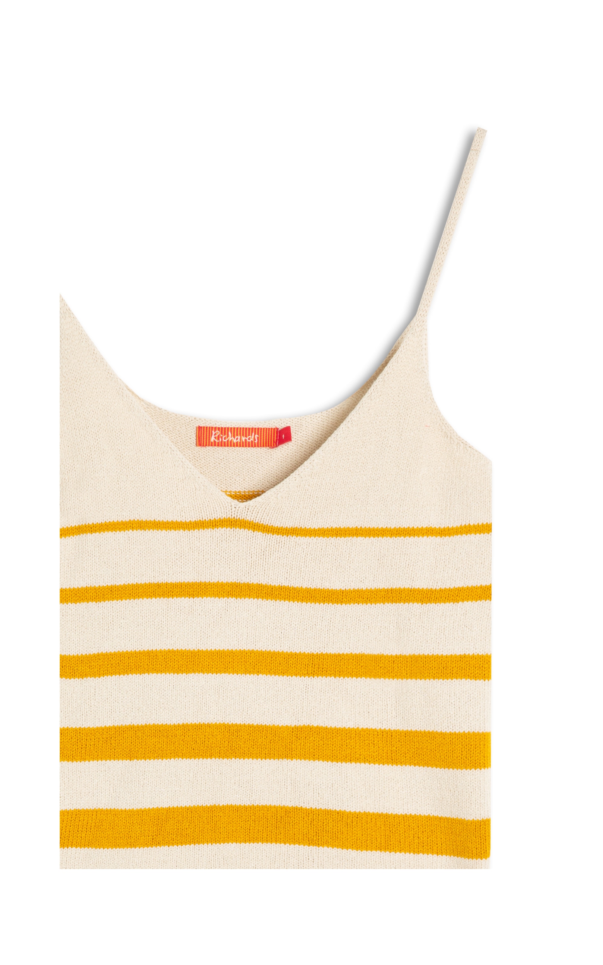 Tricot Regata Luna Listrado Amarelo