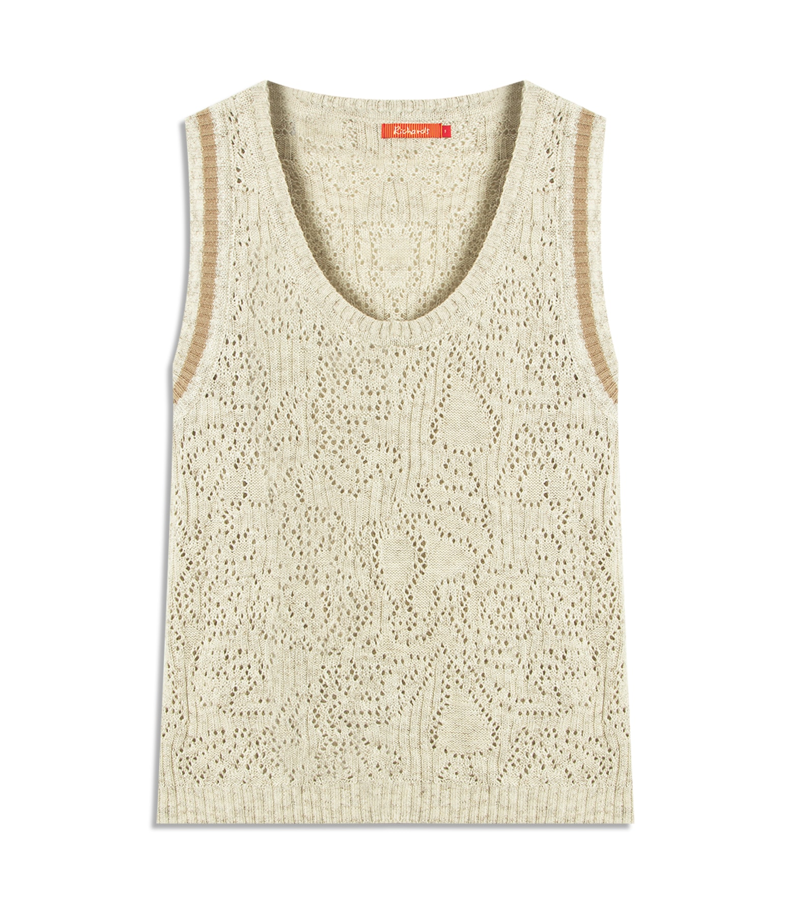 Tricot Regata Nara Stitch Jacquard Caqui