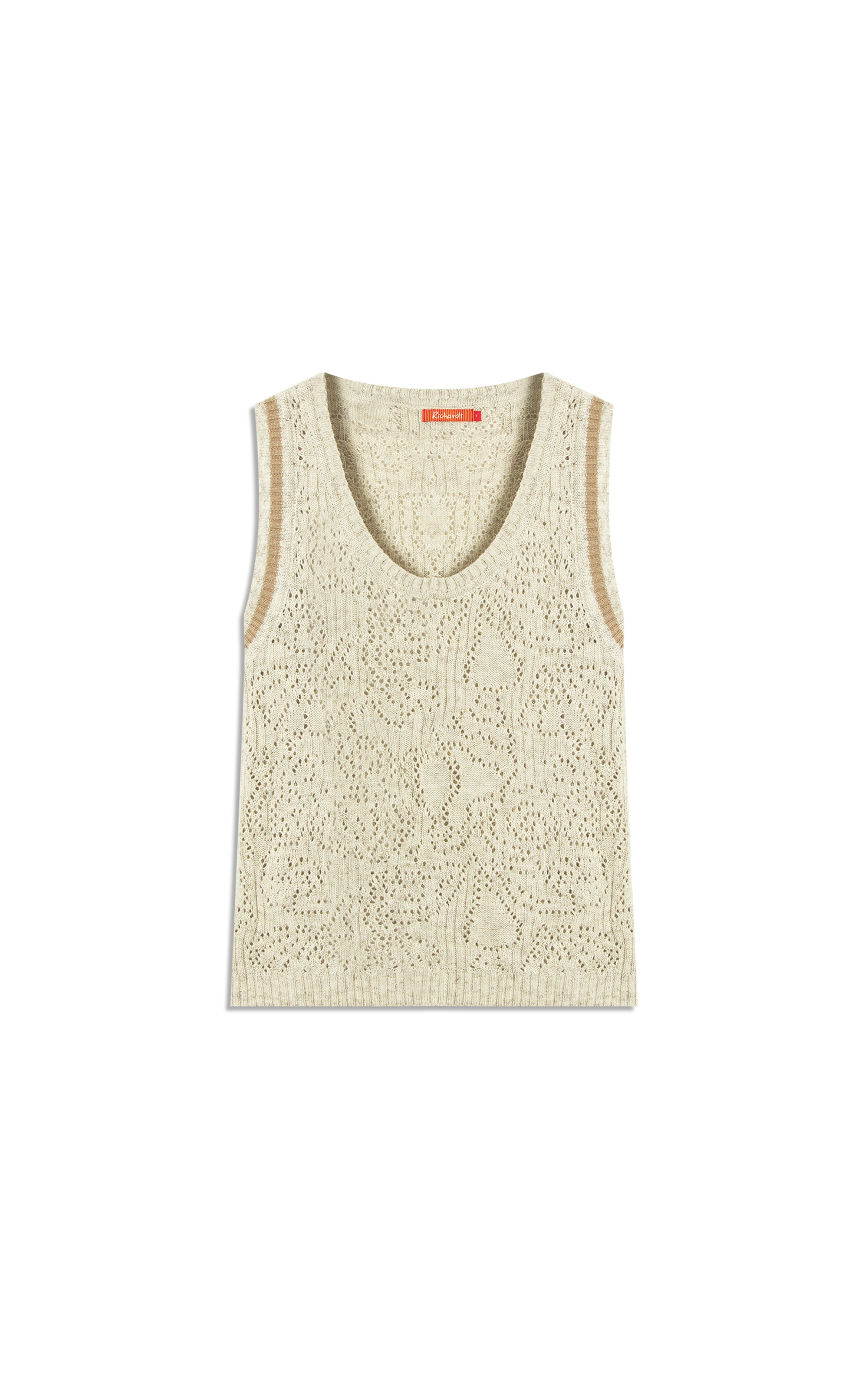 Tricot Regata Nara Stitch Jacquard Caqui