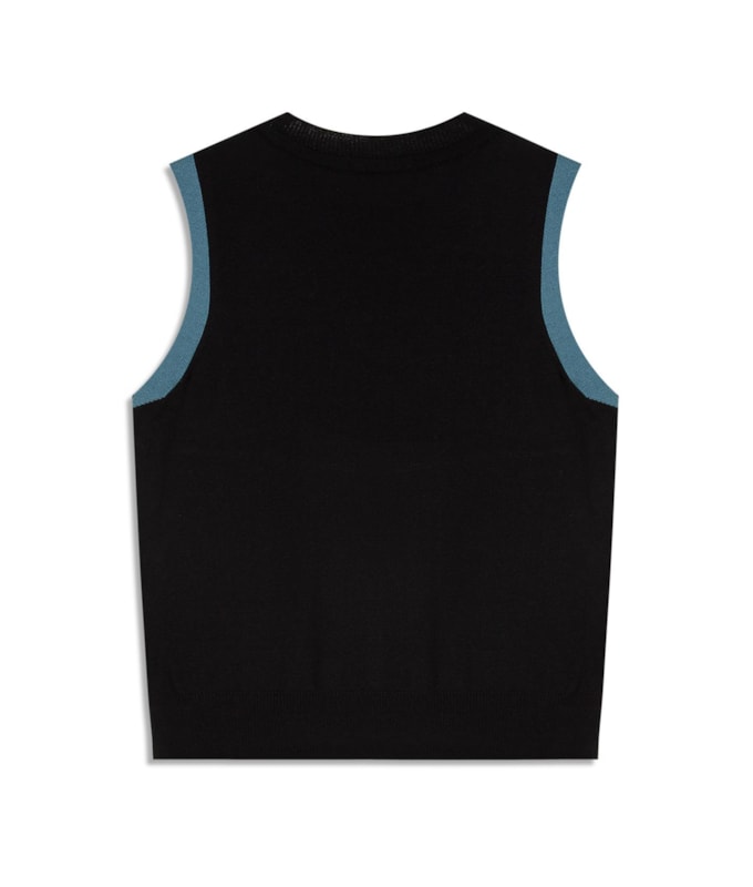 Tricot Regata Soly Decote Reto Dark Navy