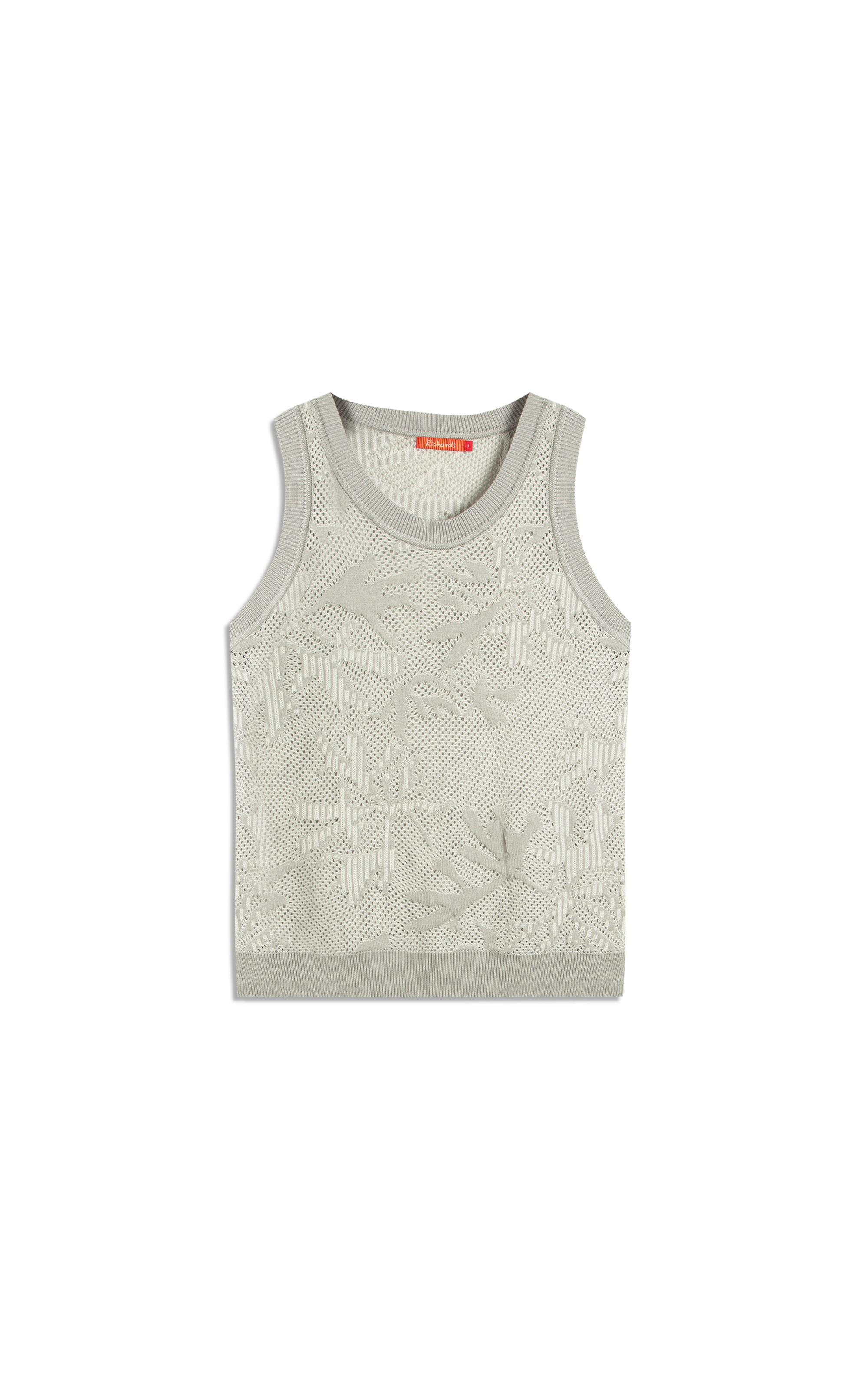 Tricot Regata Yara Cardume Jacquard Prata