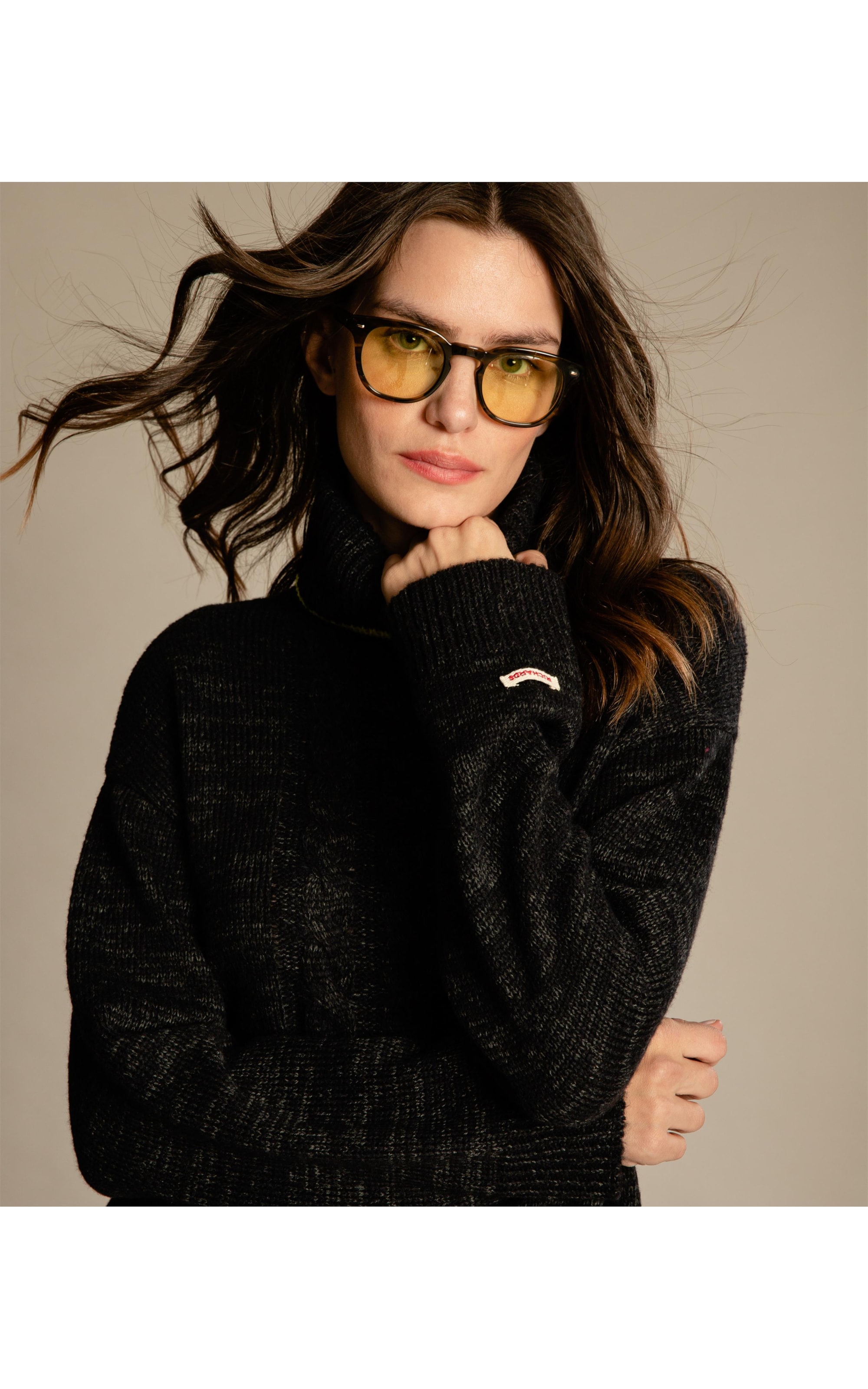 Tricot Ribera Liso Preto