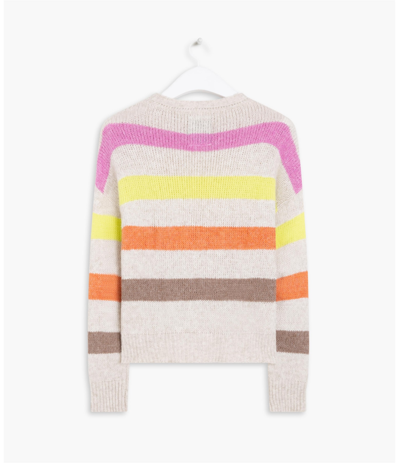Tricot Sara Listrado Natural