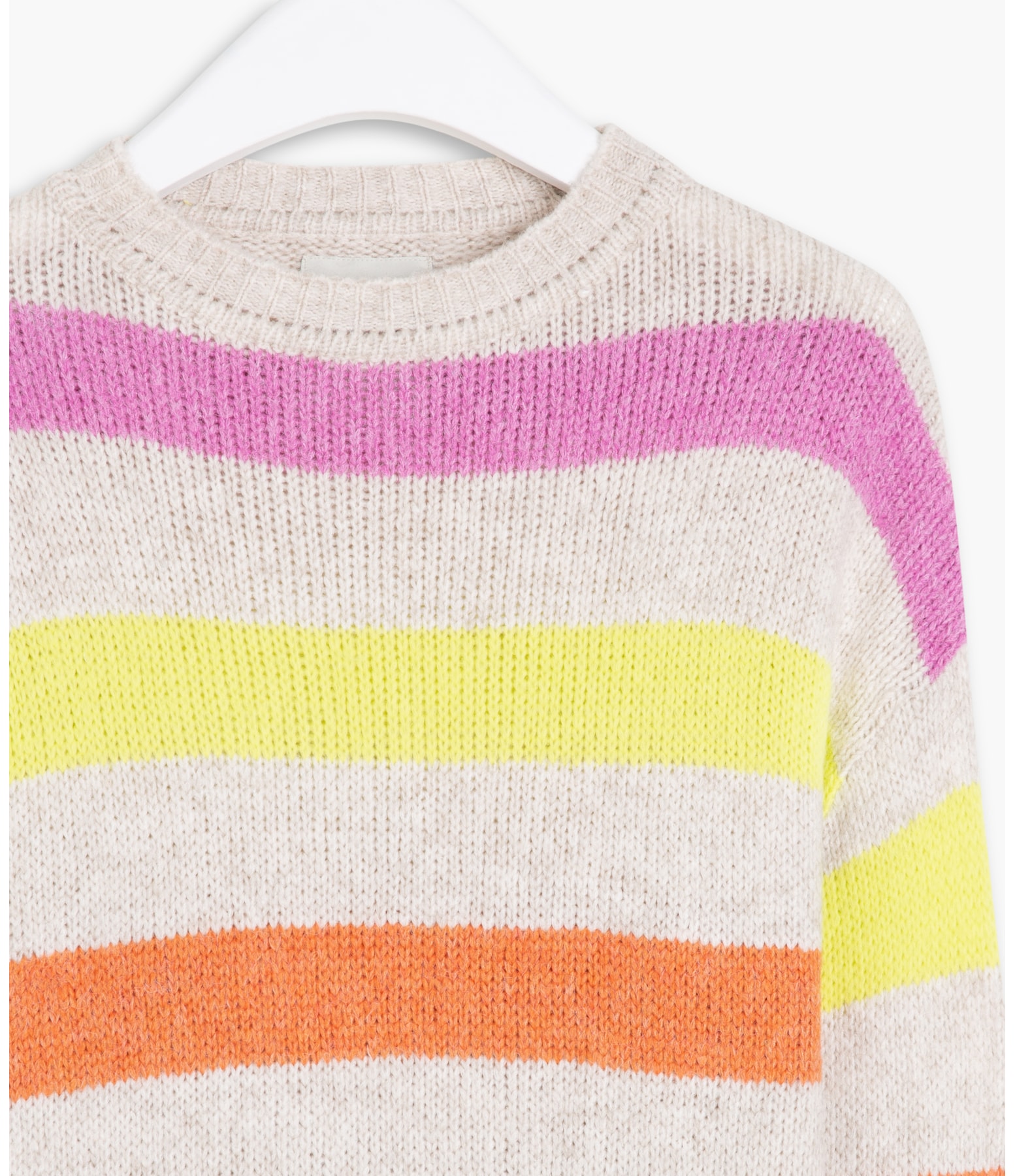Tricot Sara Listrado Natural