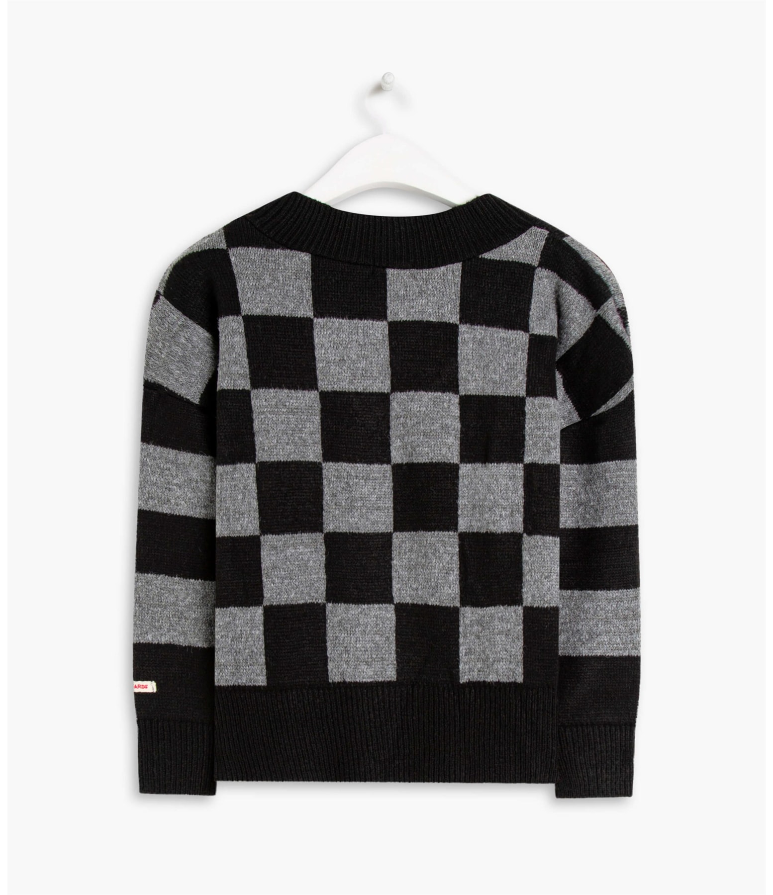 Tricot Sayuri Xadrez Preto