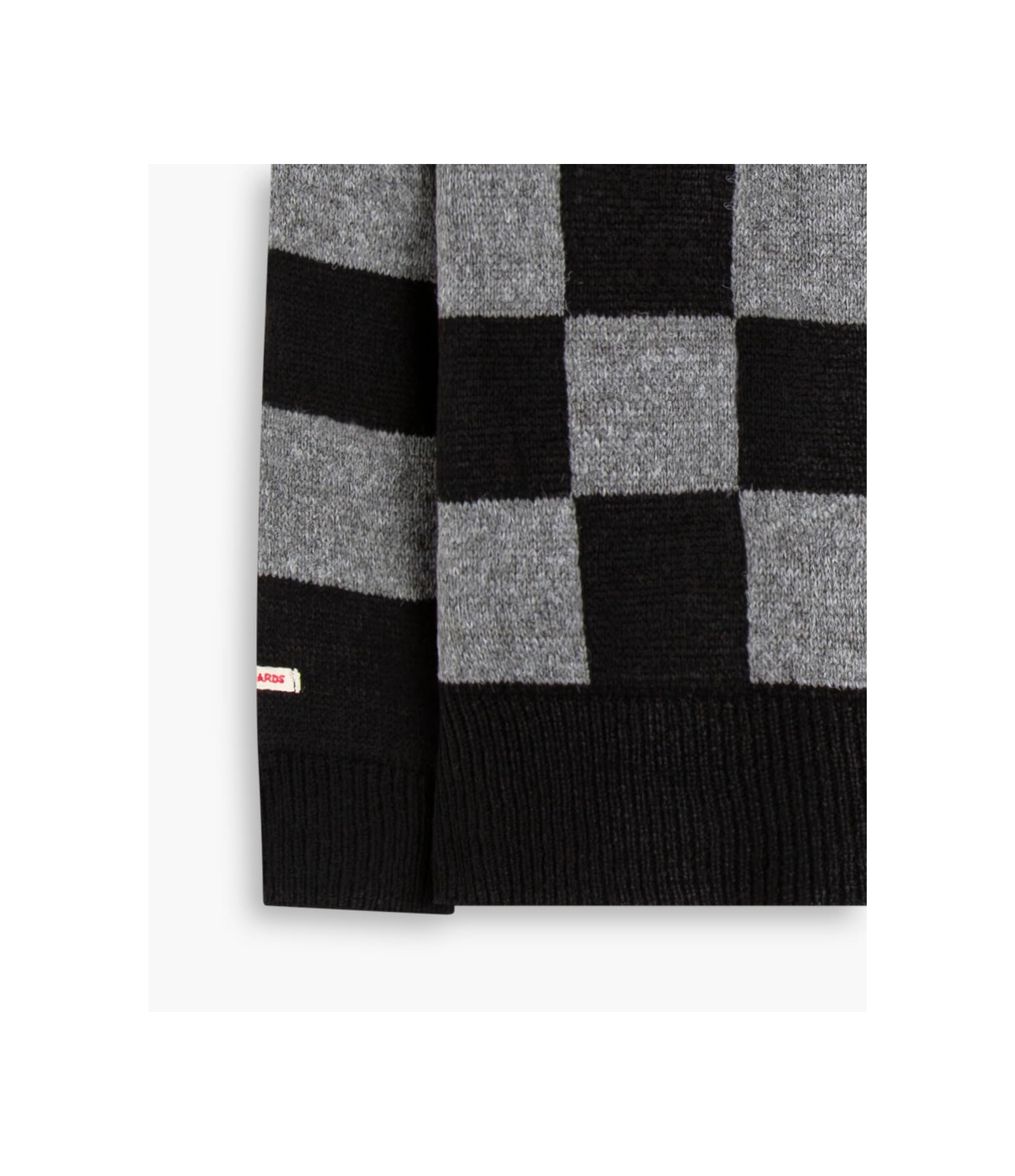Tricot Sayuri Xadrez Preto