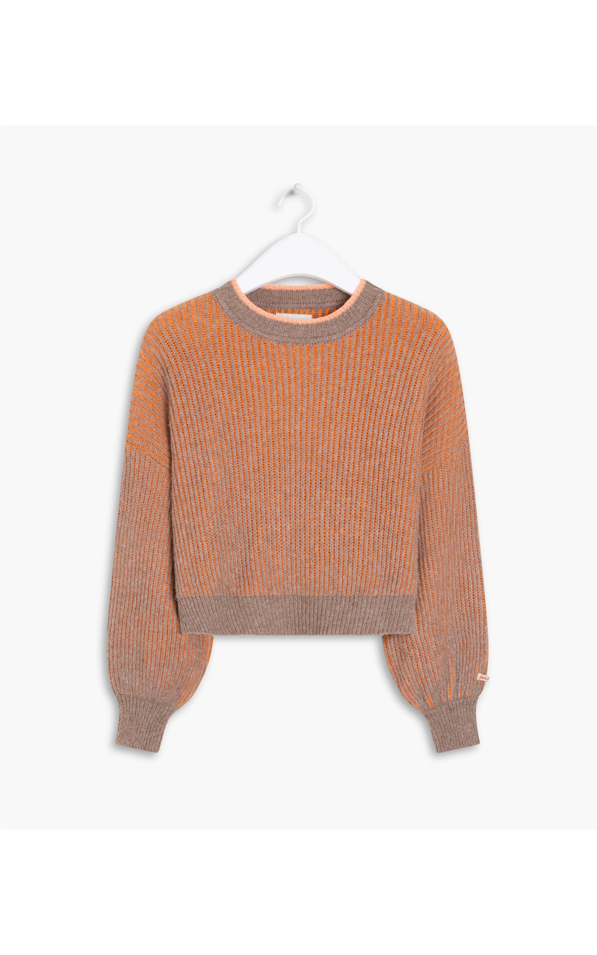 Tricot Seul Listrado  Areia