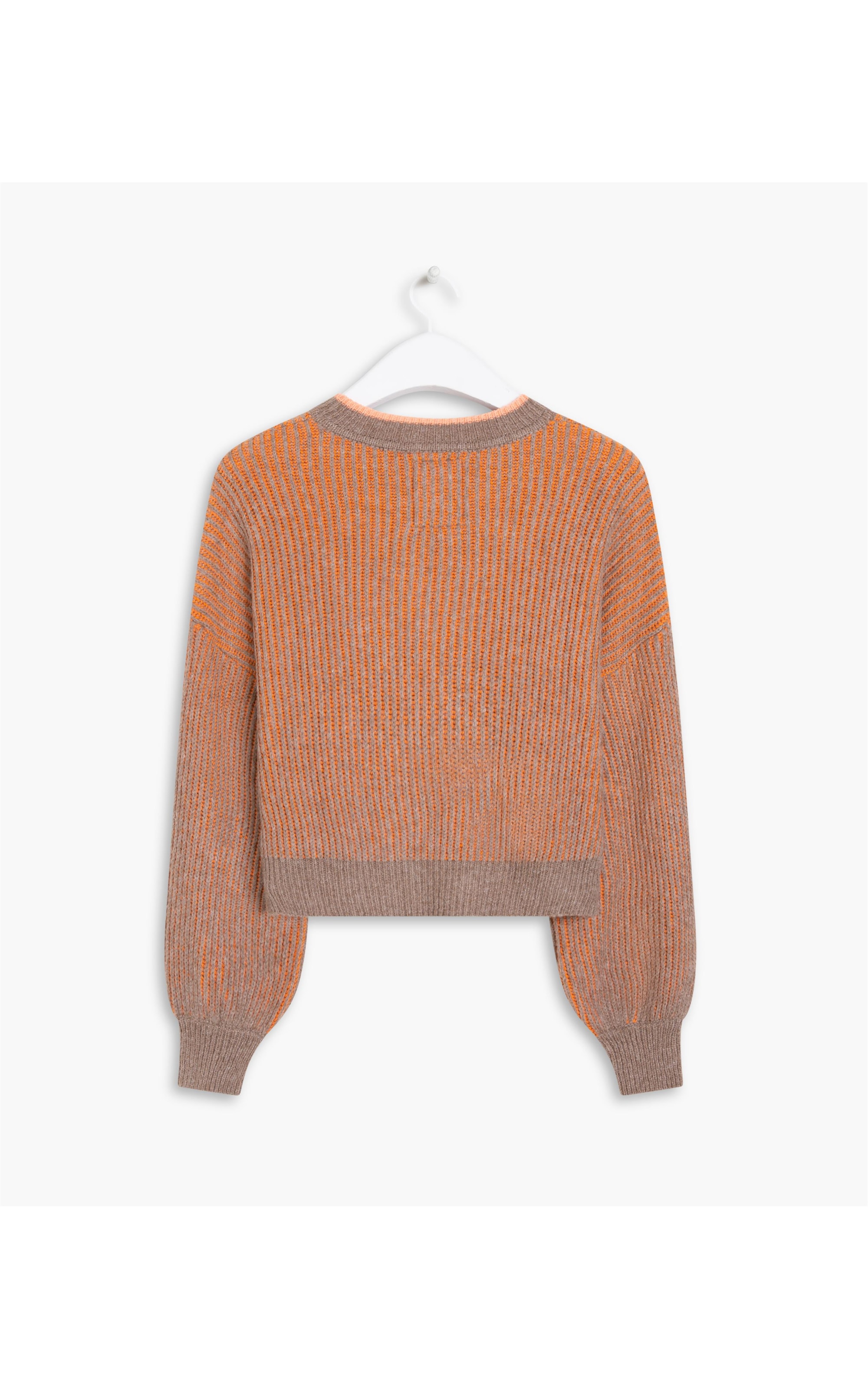 Tricot Seul Listrado  Areia