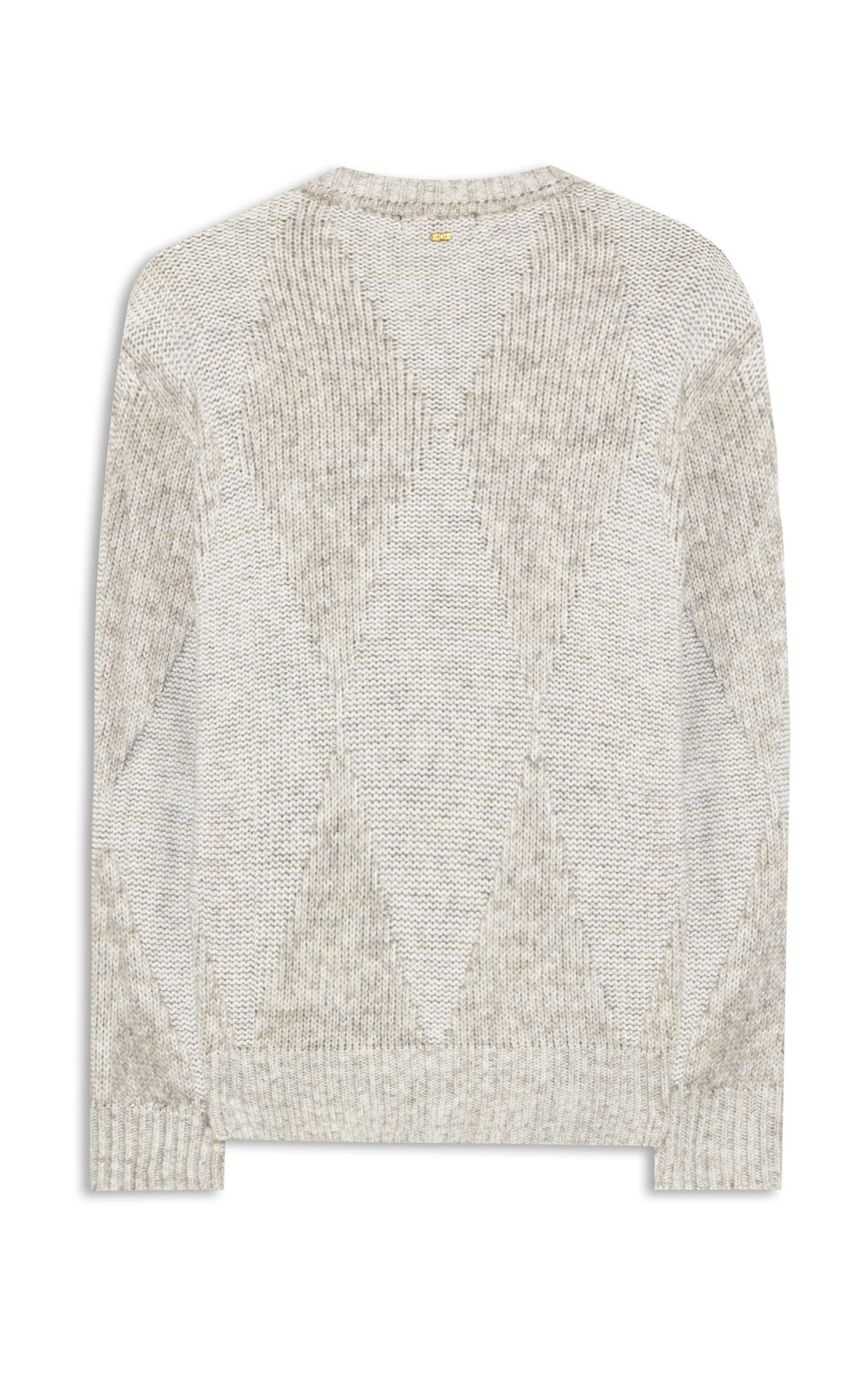 Tricot Sophie Gola Careca Ml Cinza Claro