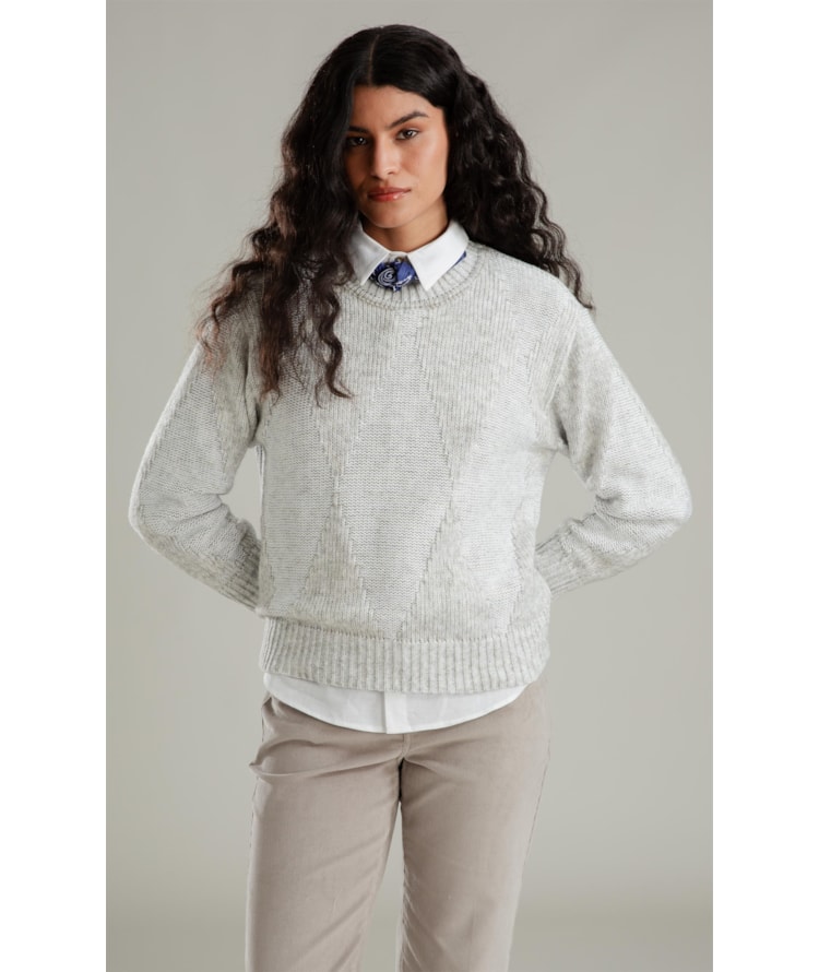 Tricot Sophie Gola Careca Ml Cinza Claro