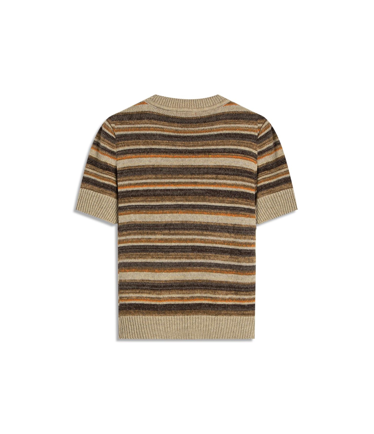 Tricot T-Shirt Alice Listrado Caramelo