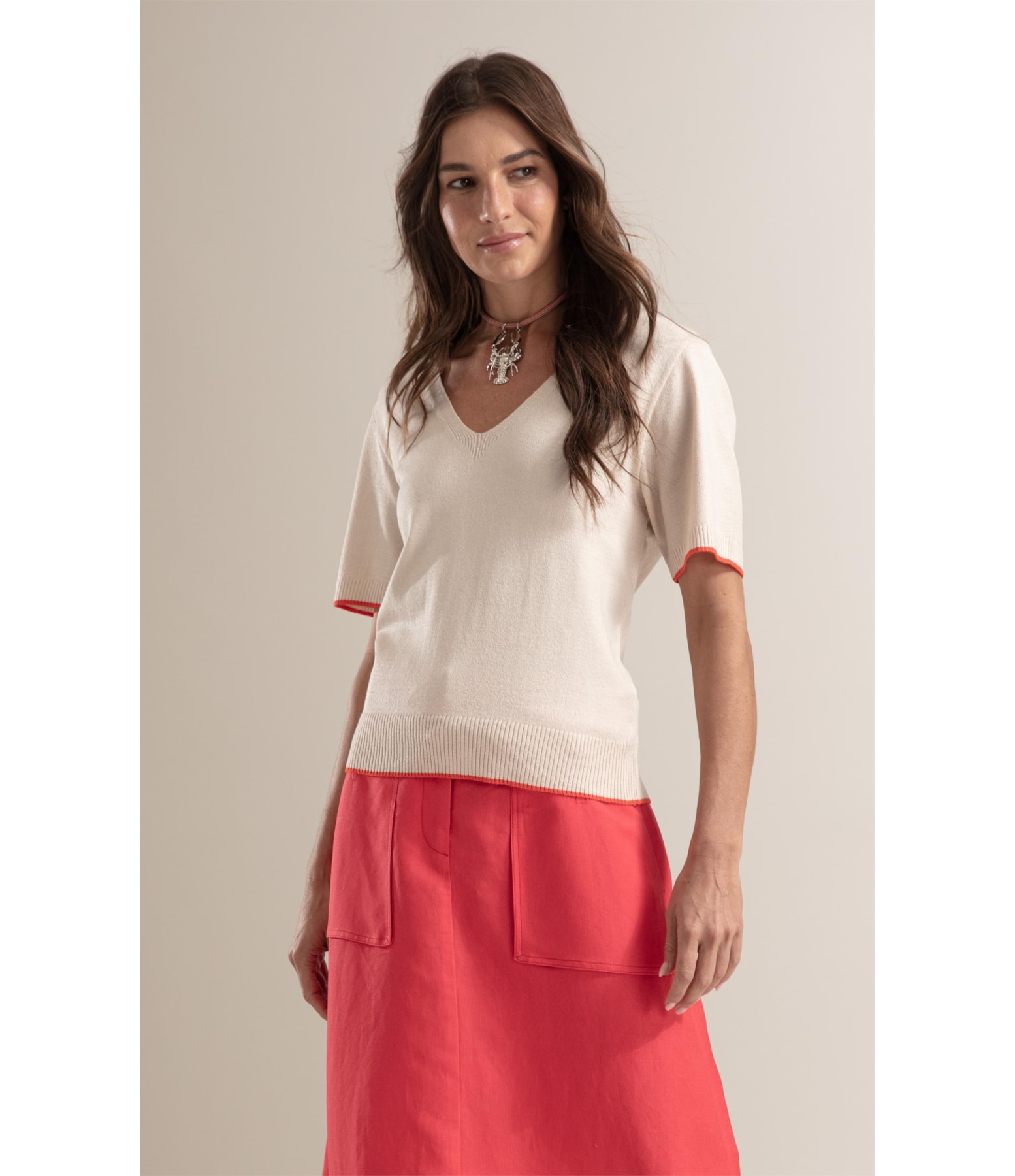 Tricot T-Shirt Elena Natural