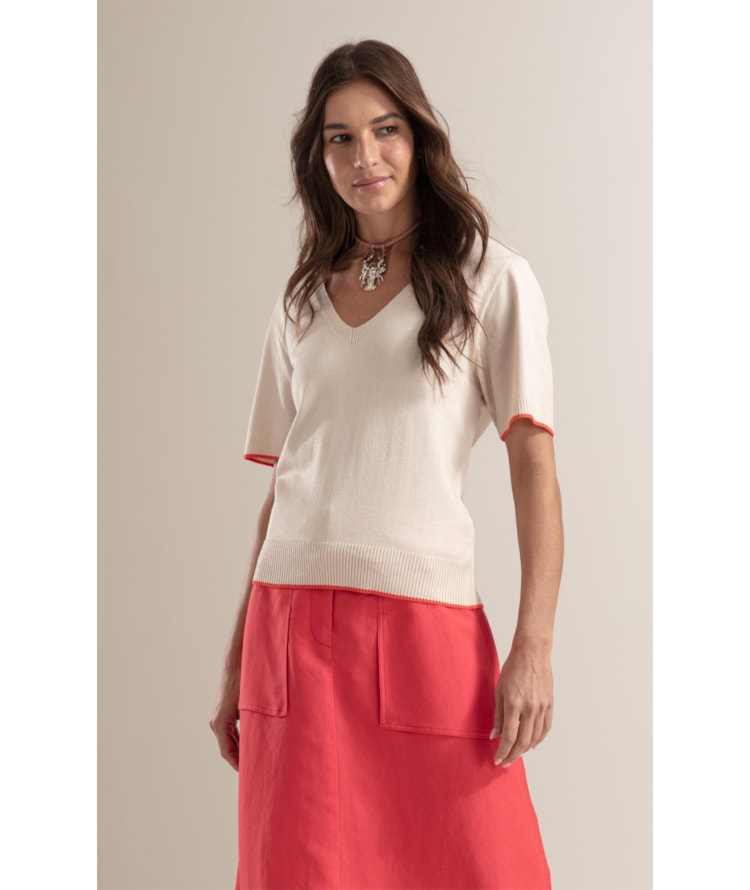 Tricot T-Shirt Elena Natural