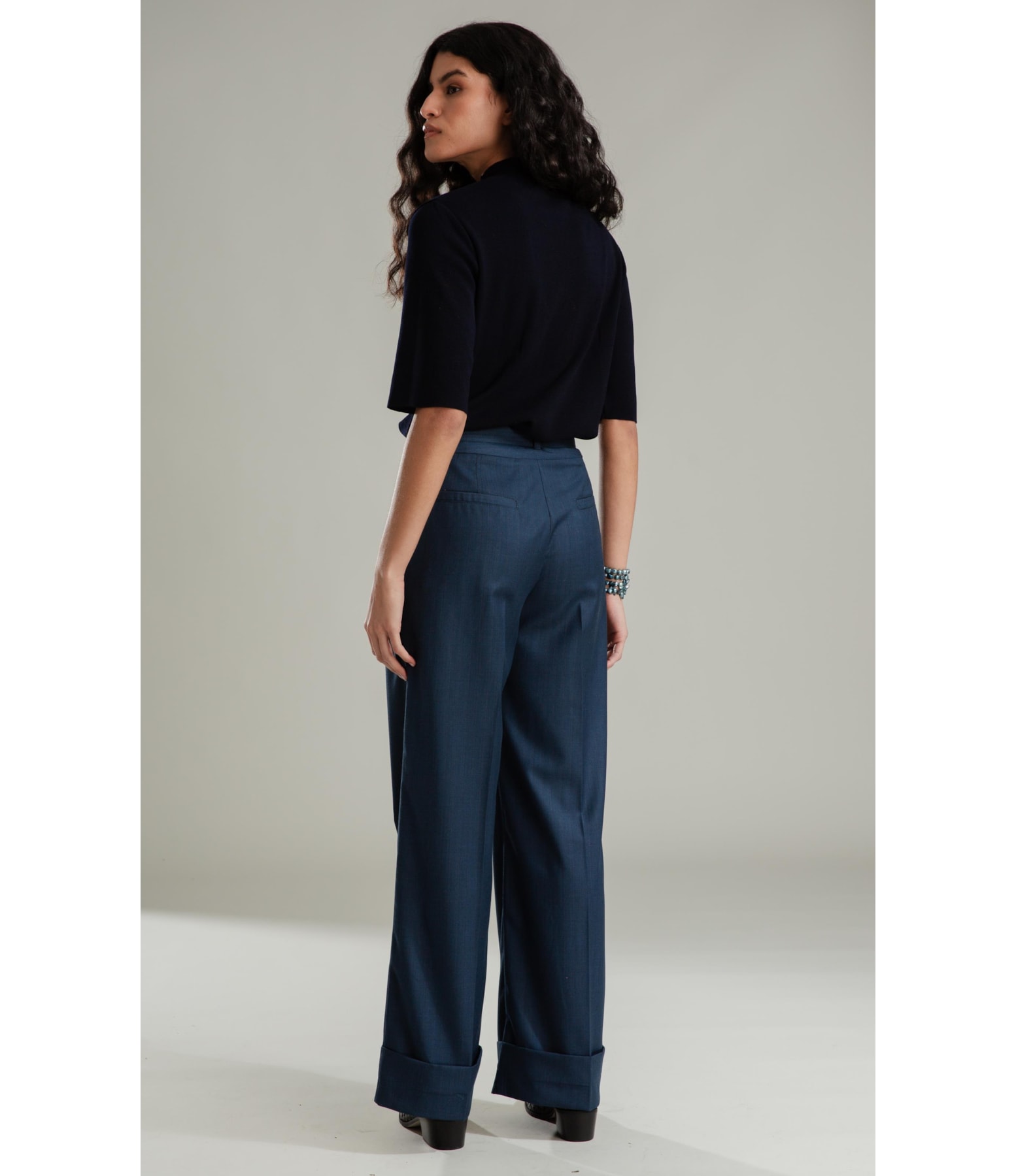 Tricot T-Shirt Eva Liso Dark Navy