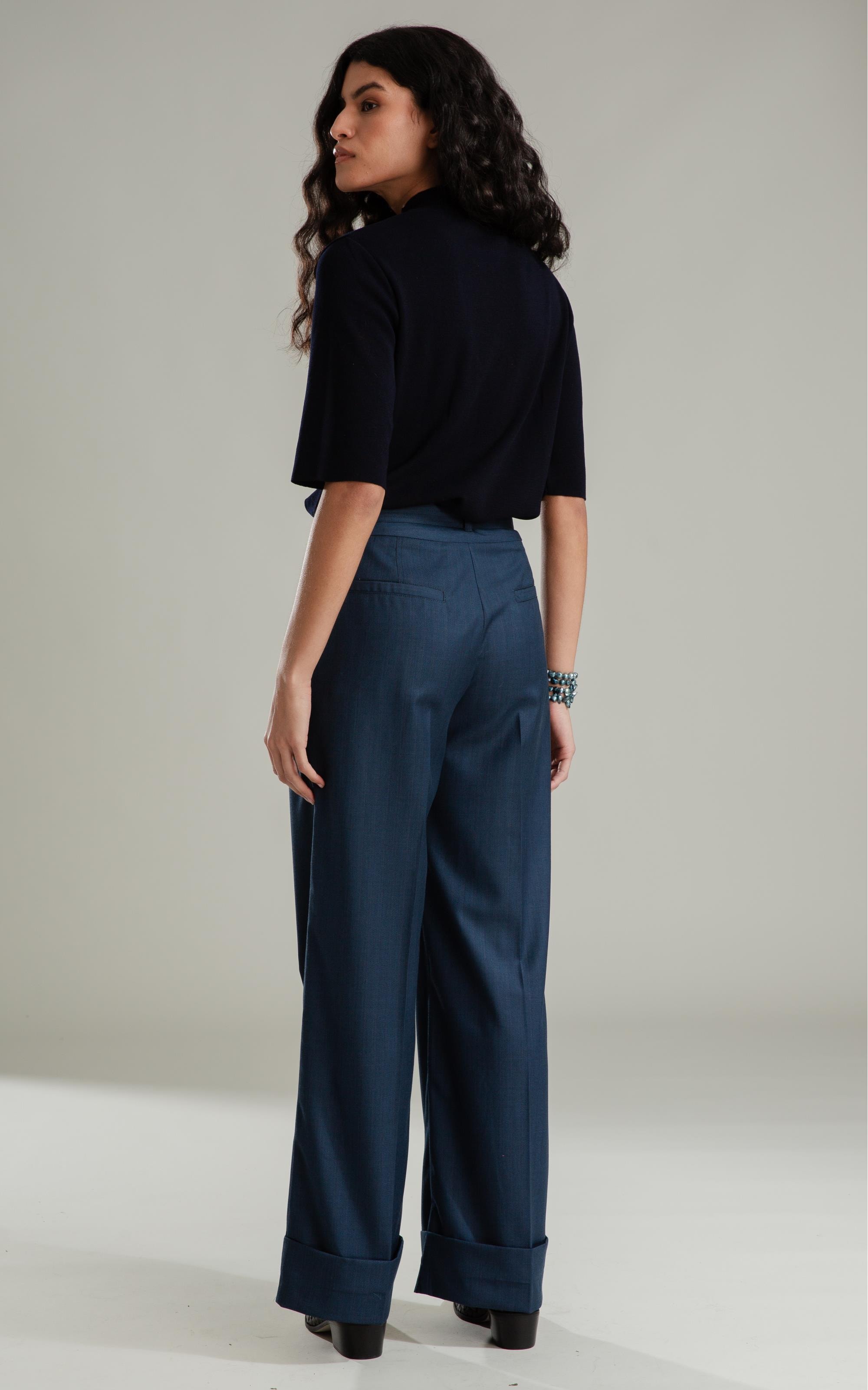 Tricot T-Shirt Eva Liso Dark Navy