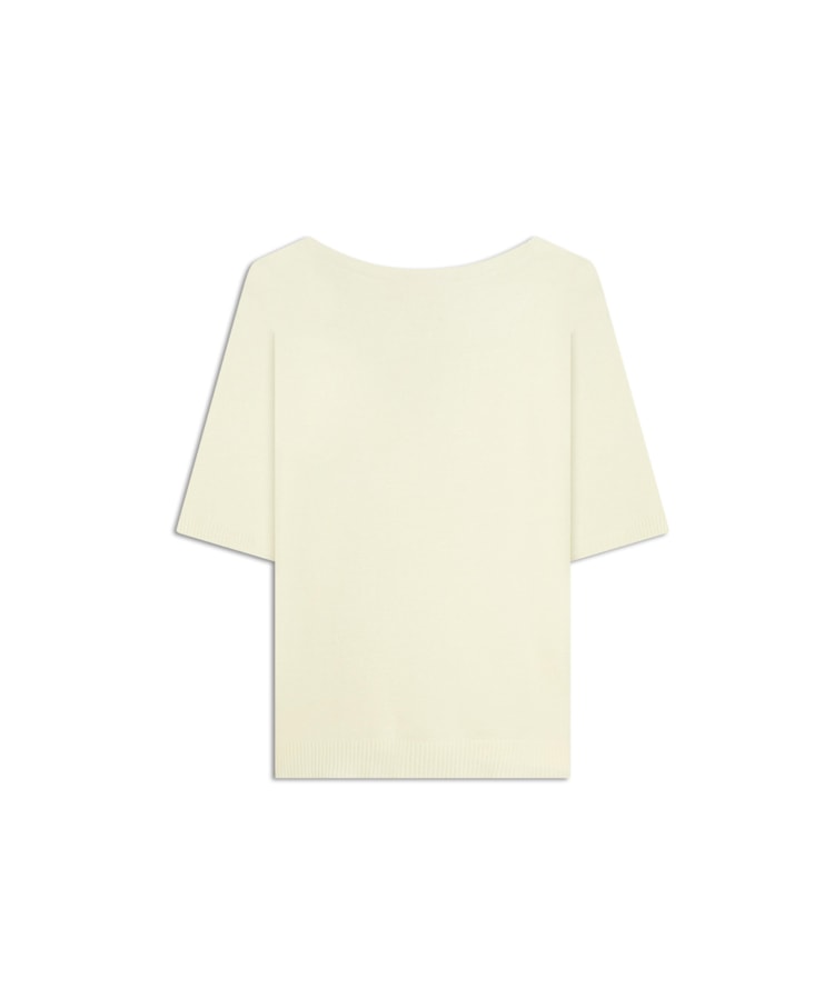 Tricot T-Shirt Grace Gola v Mc Branco
