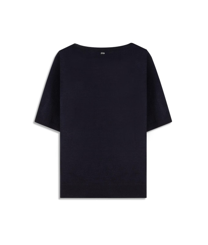 Tricot T-Shirt Grace Gola v Mc Dark Navy