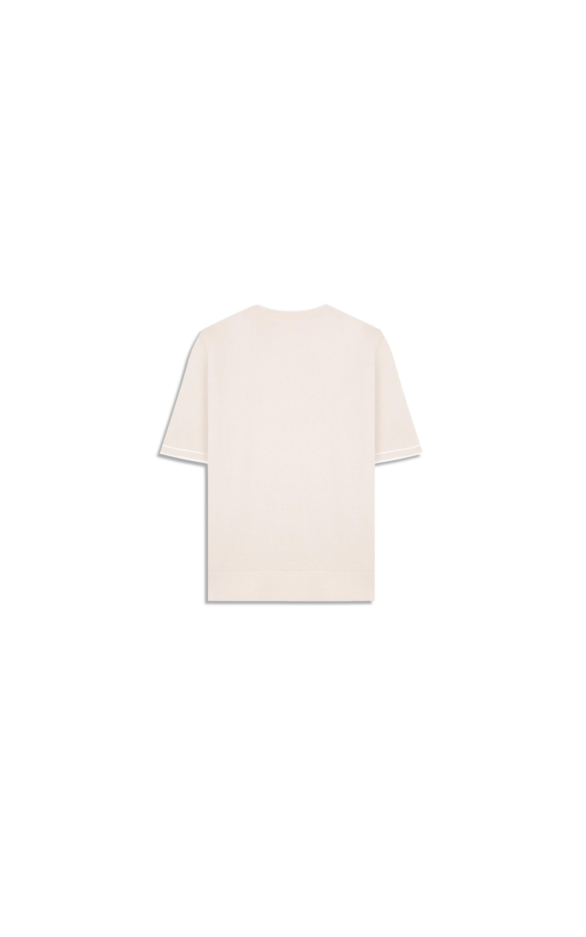 Tricot T-Shirt Jade Bicolor Natural