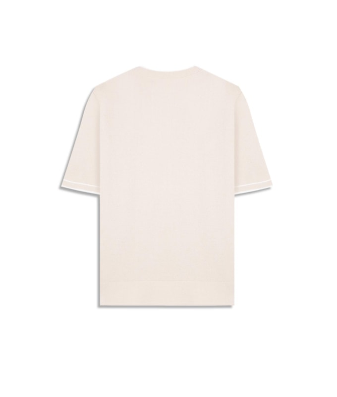 Tricot T-Shirt Jade Bicolor Natural