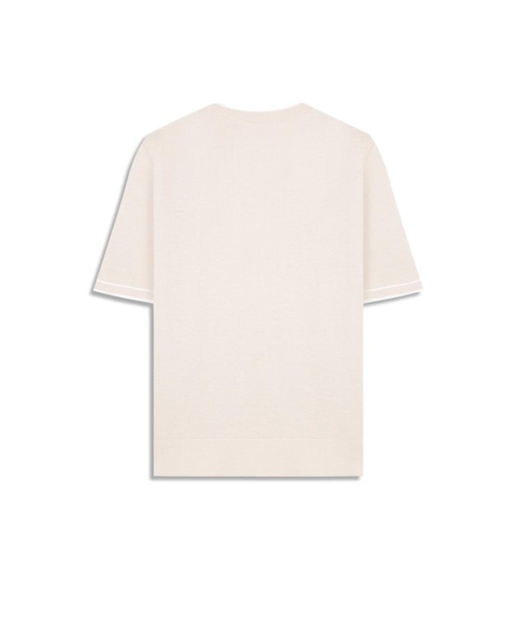 Tricot T-Shirt Jade Bicolor Natural