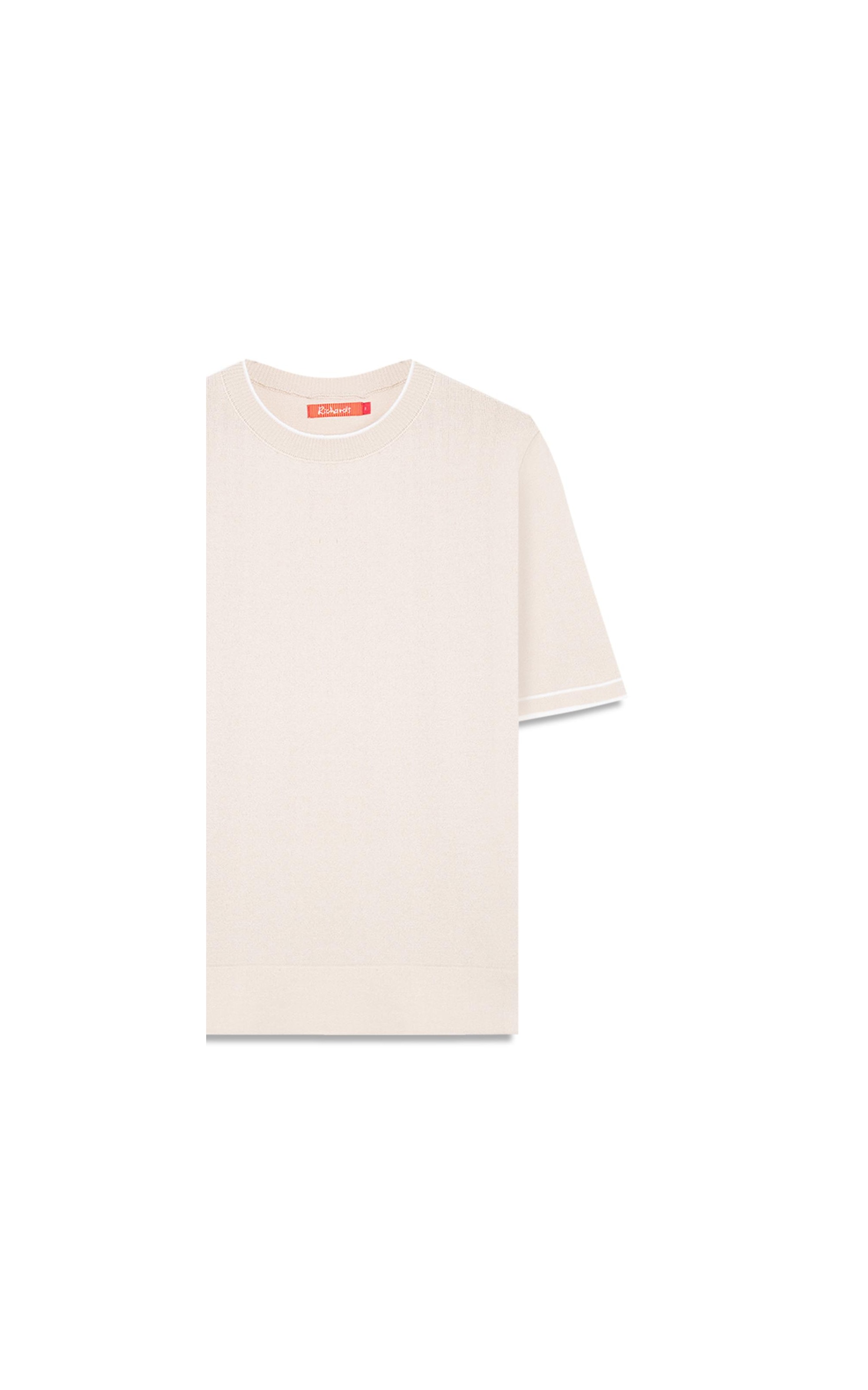 Tricot T-Shirt Jade Bicolor Natural