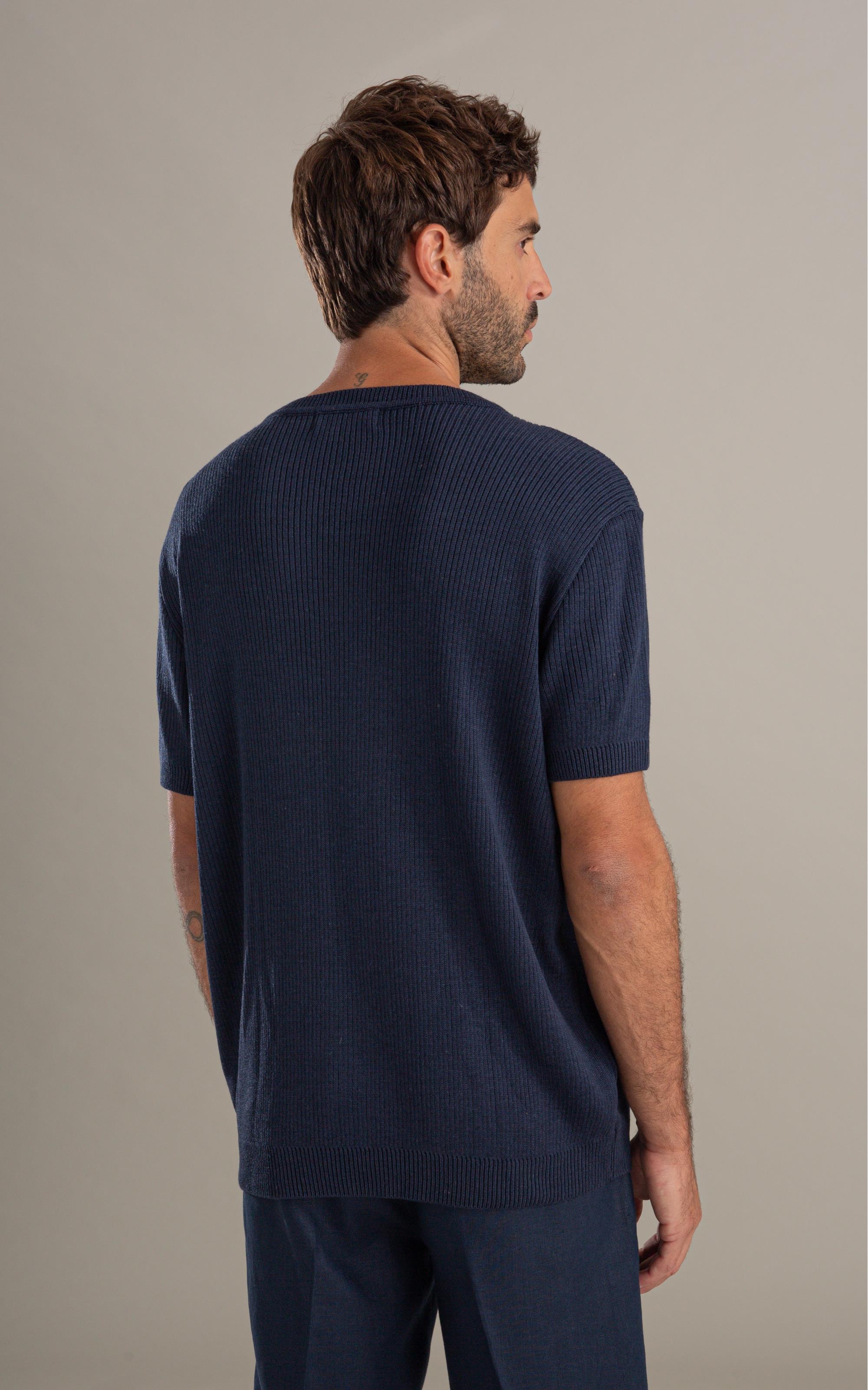 Tricot T-Shirt John Mescla Mc Dark Navy
