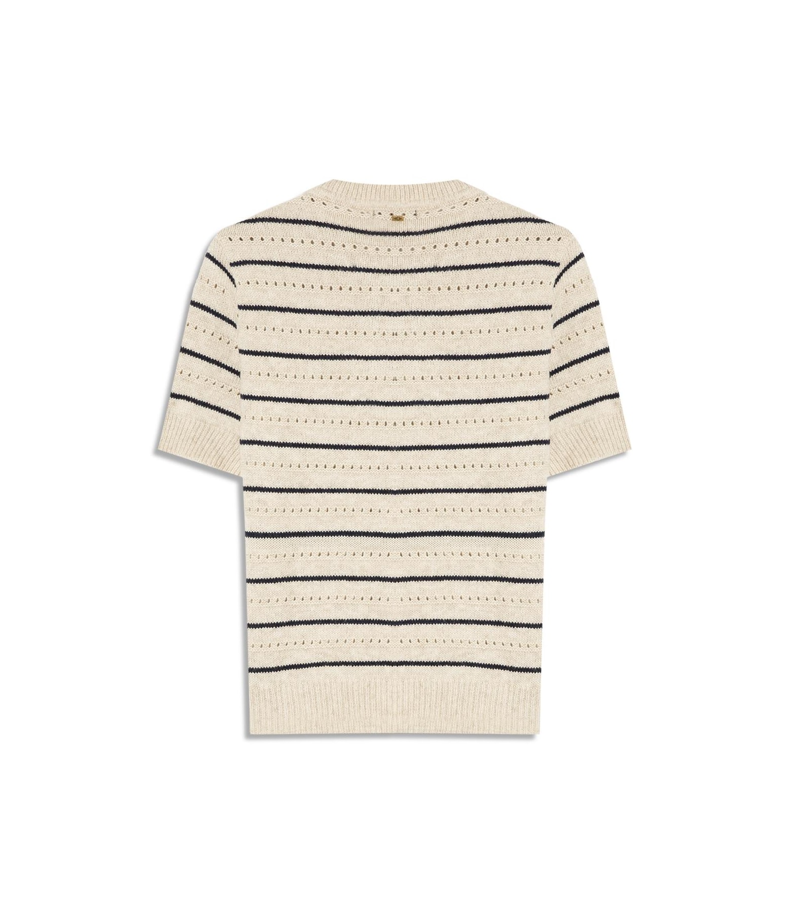 Tricot T-Shirt Lina Listrado Natural