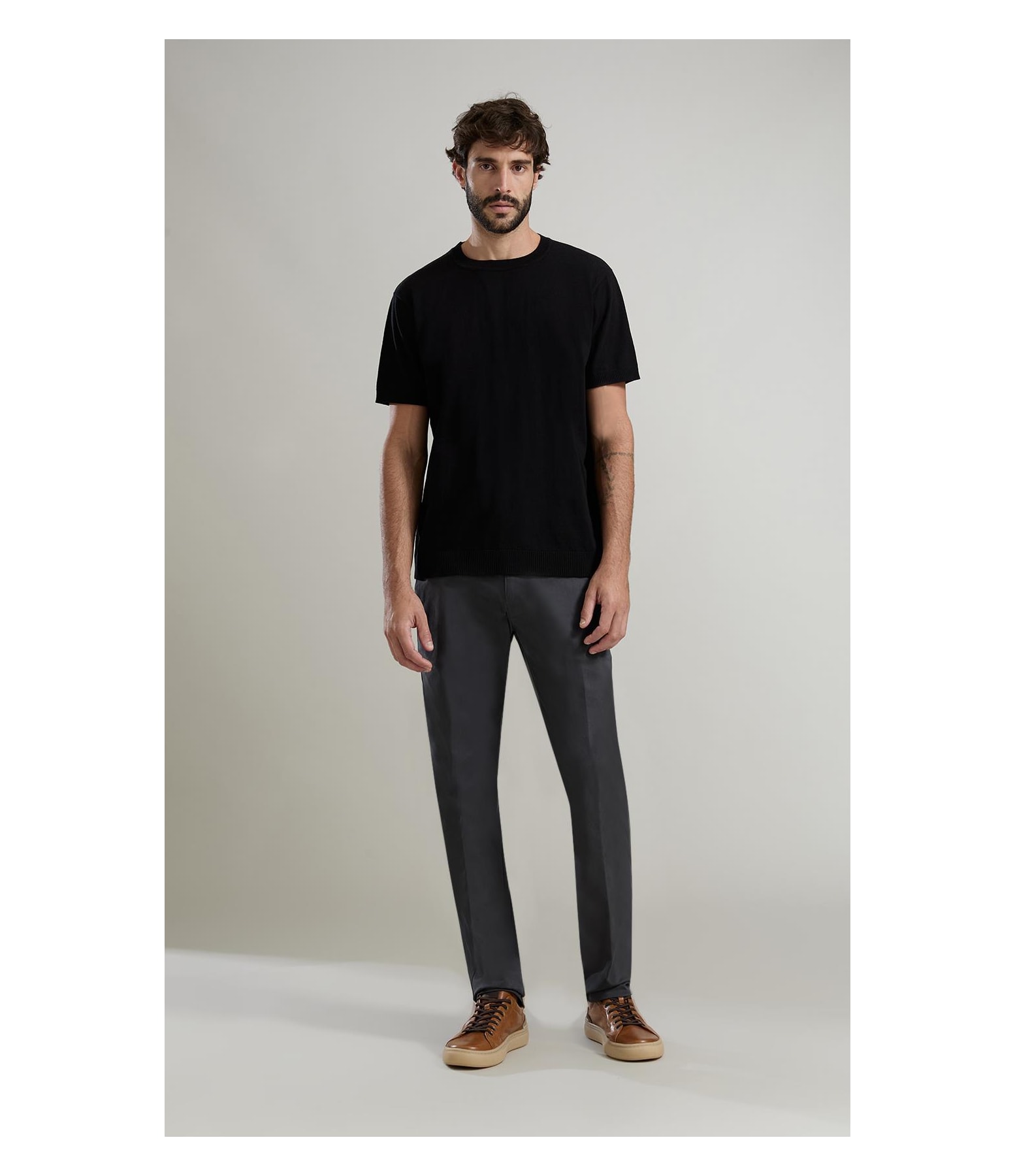 Tricot T-Shirt Mm Pbt Mc Preto