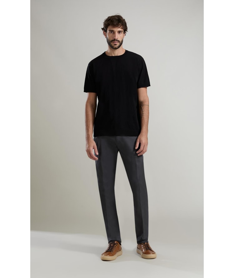 Tricot T-Shirt Mm Pbt Mc Preto