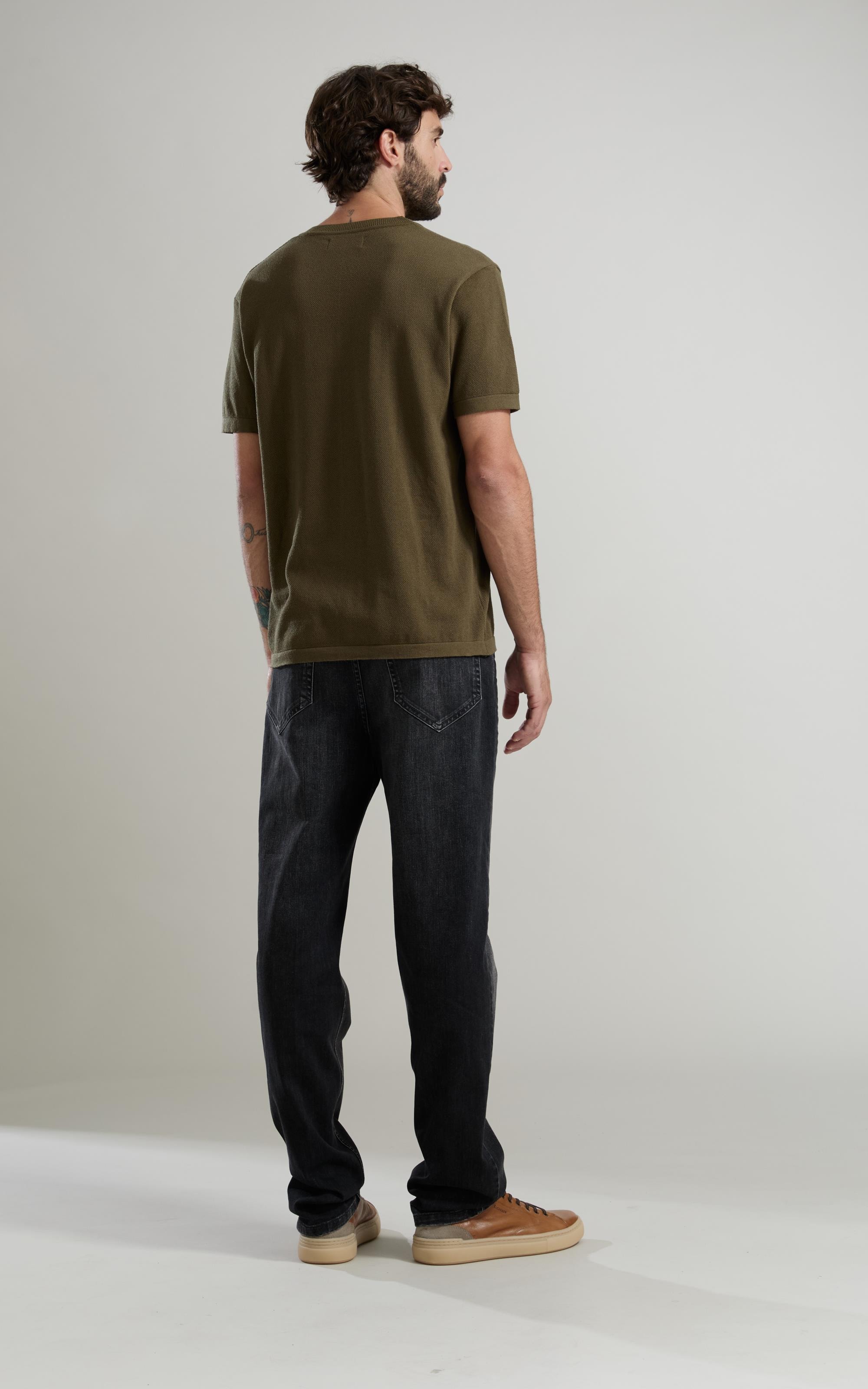 Tricot  T-Shirt Piquet Pbt Mc Verde Militar