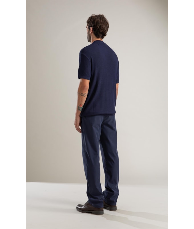 Tricot T-Shirt Piquet Techno Dark Navy