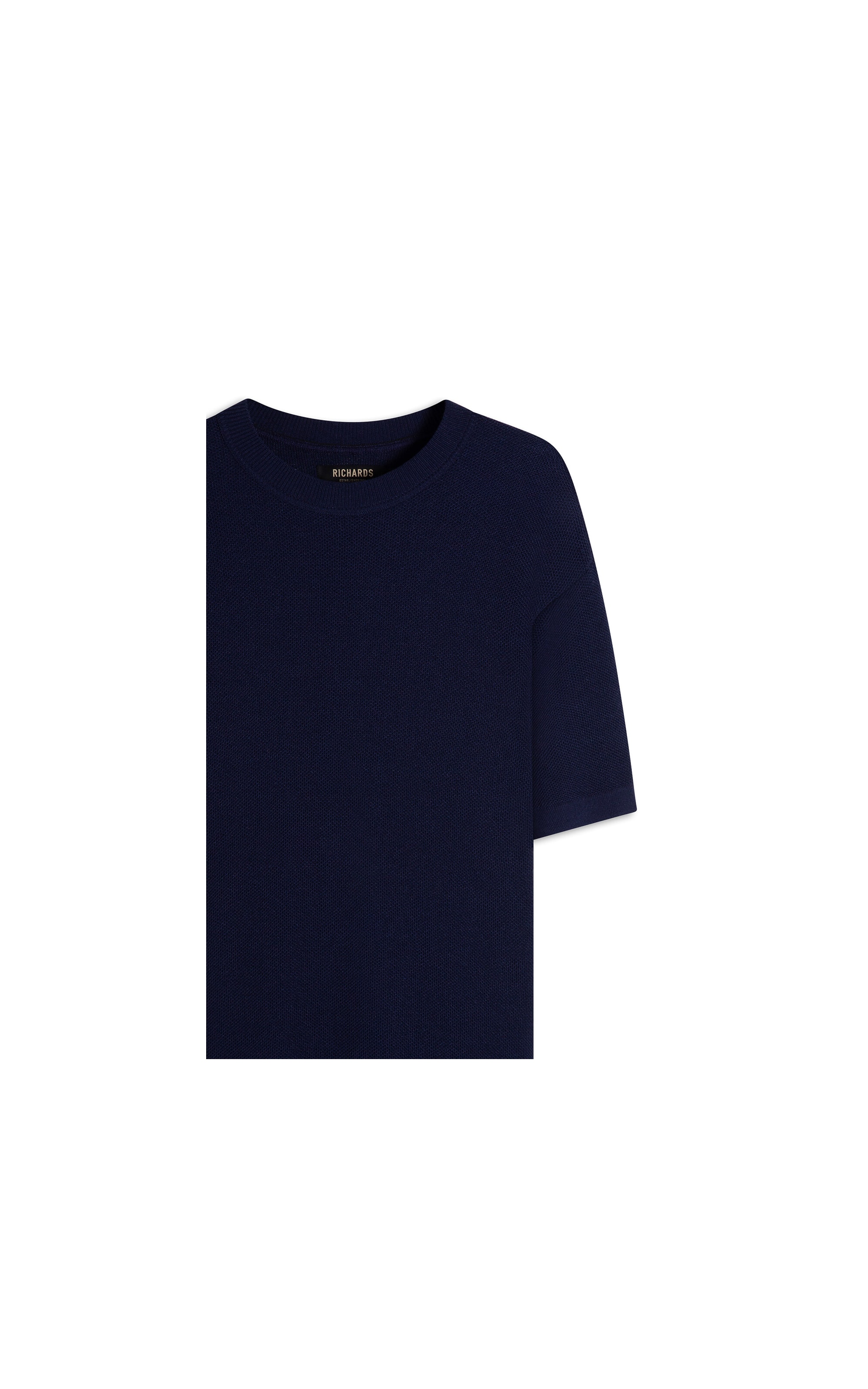 Tricot T-Shirt Piquet Techno Dark Navy