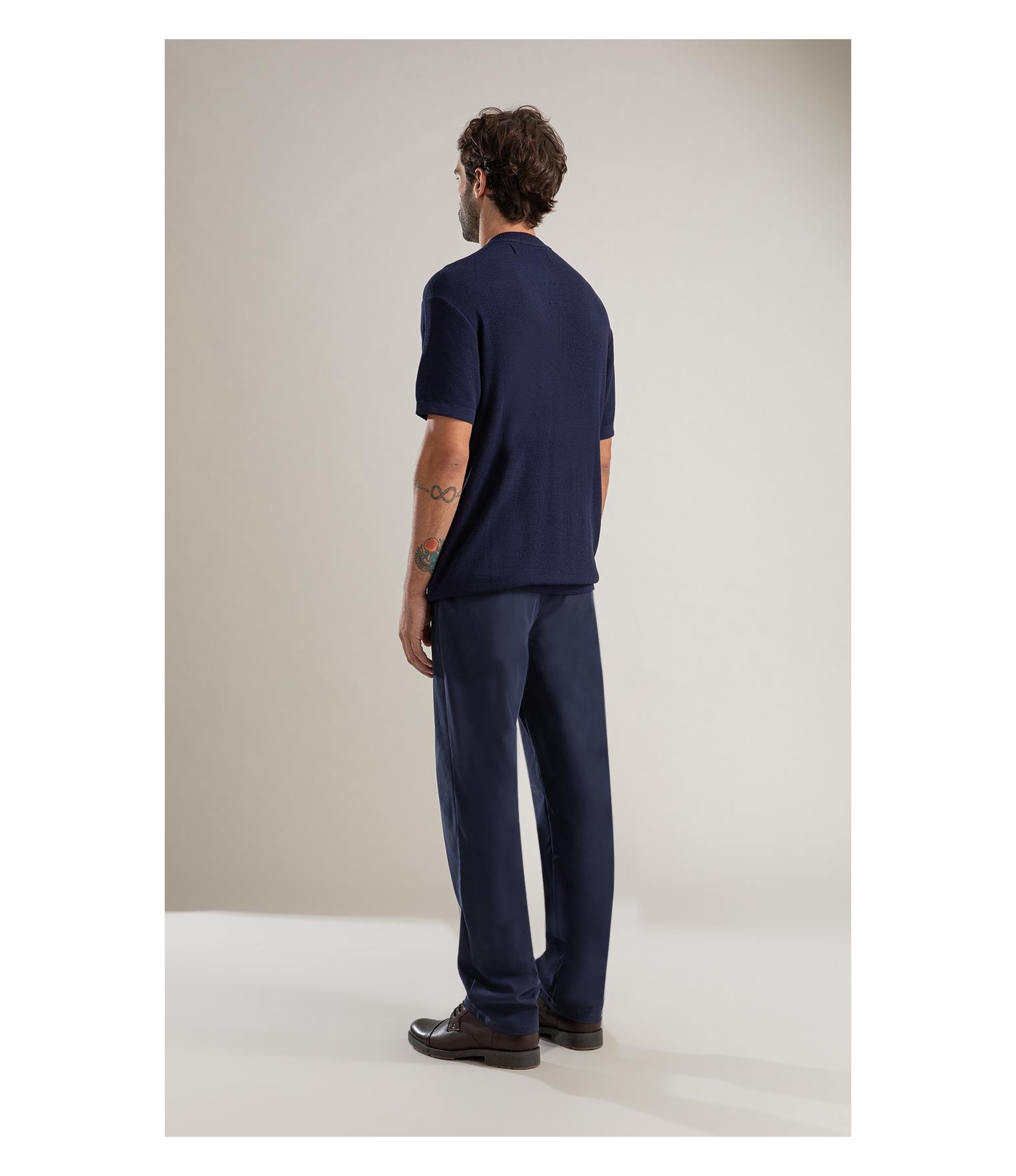 Tricot T-Shirt Piquet Techno Dark Navy