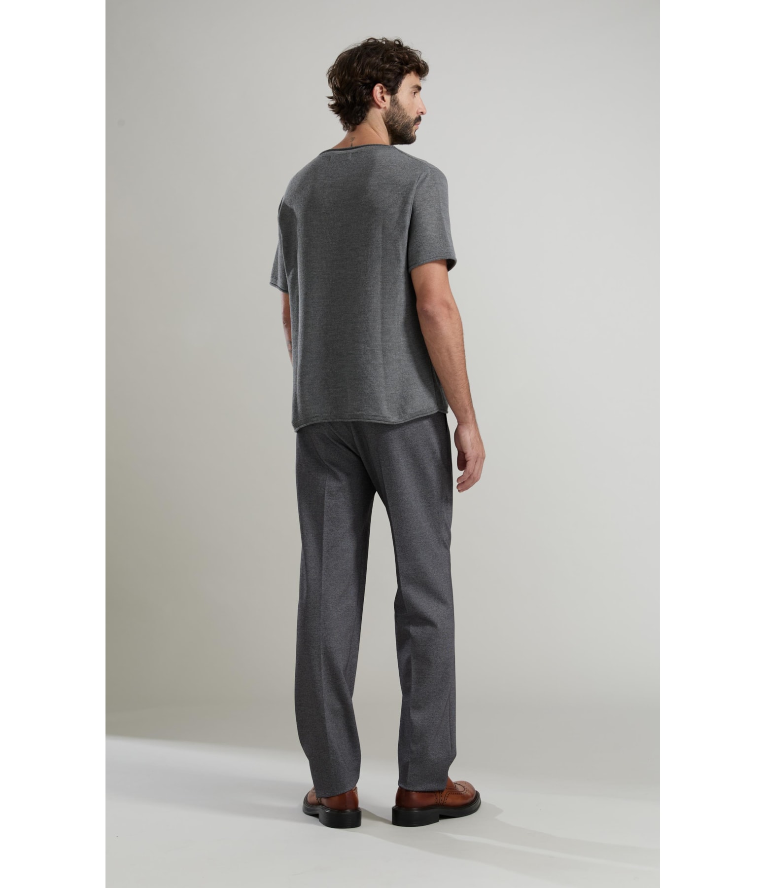 Tricot T-Shirt Piquet Unifinished Mc Chumbo Mescla