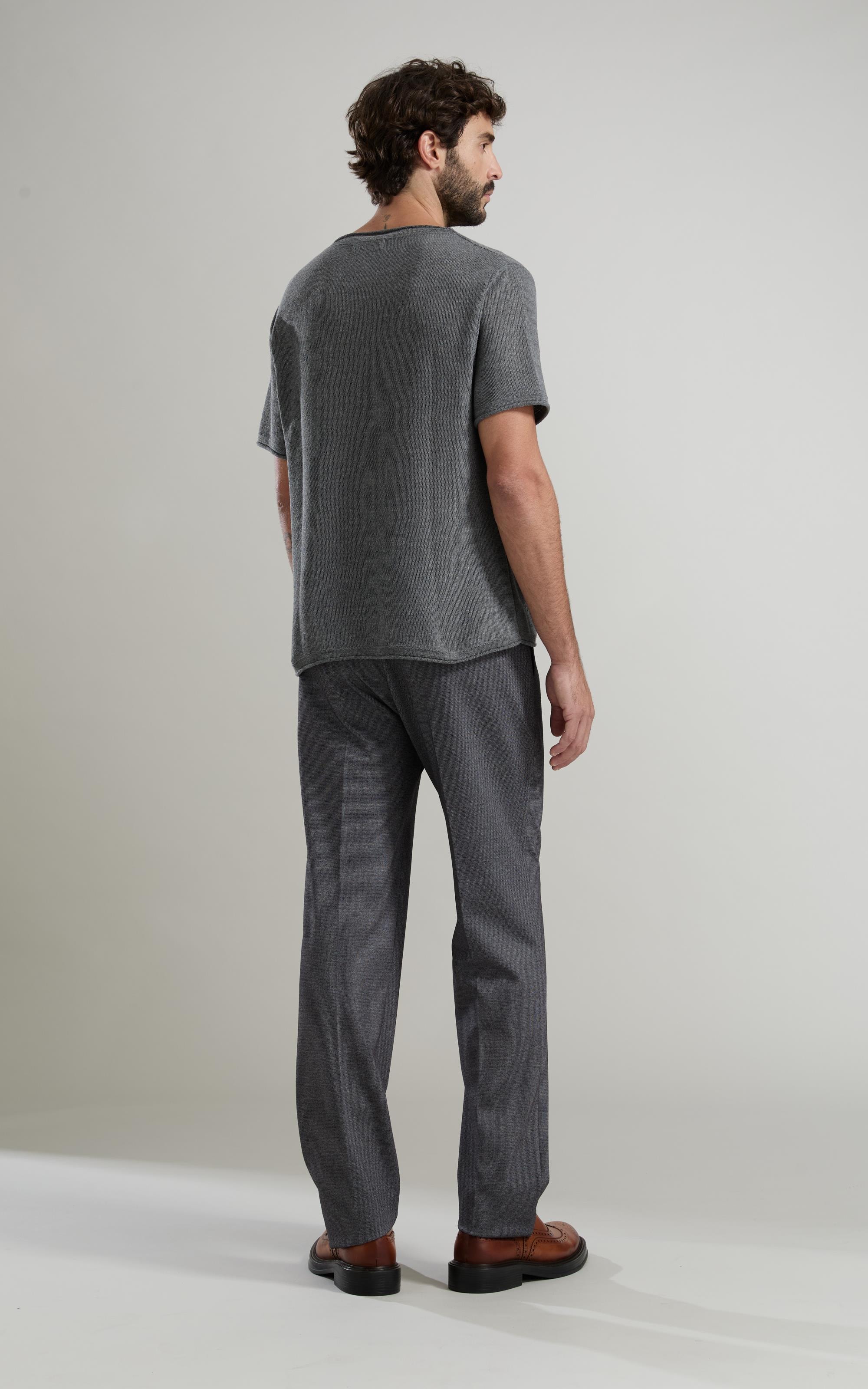 Tricot T-Shirt Piquet Unifinished Mc Chumbo Mescla