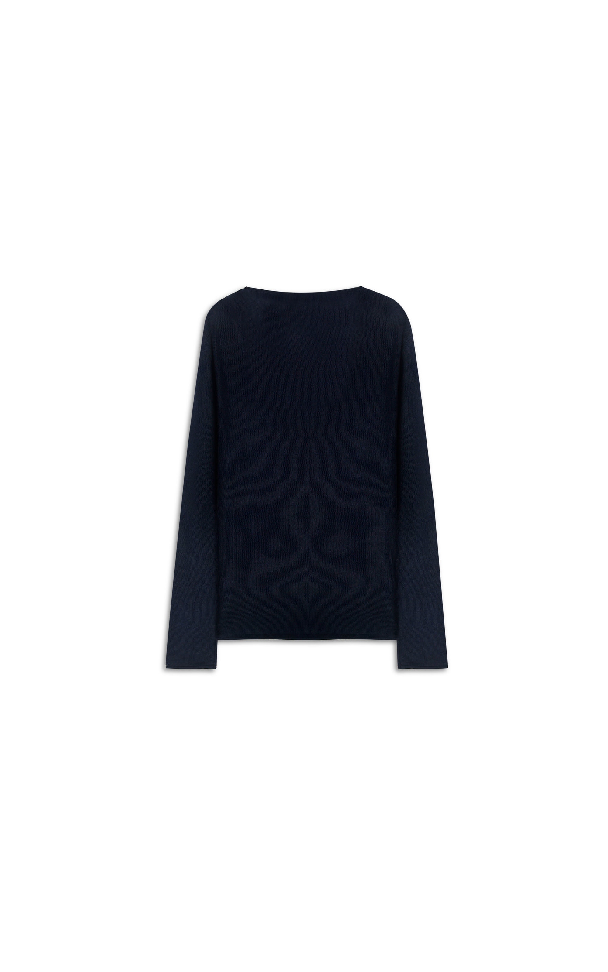 Tricot T-Shirt Piquet Unifinished Ml Marinho