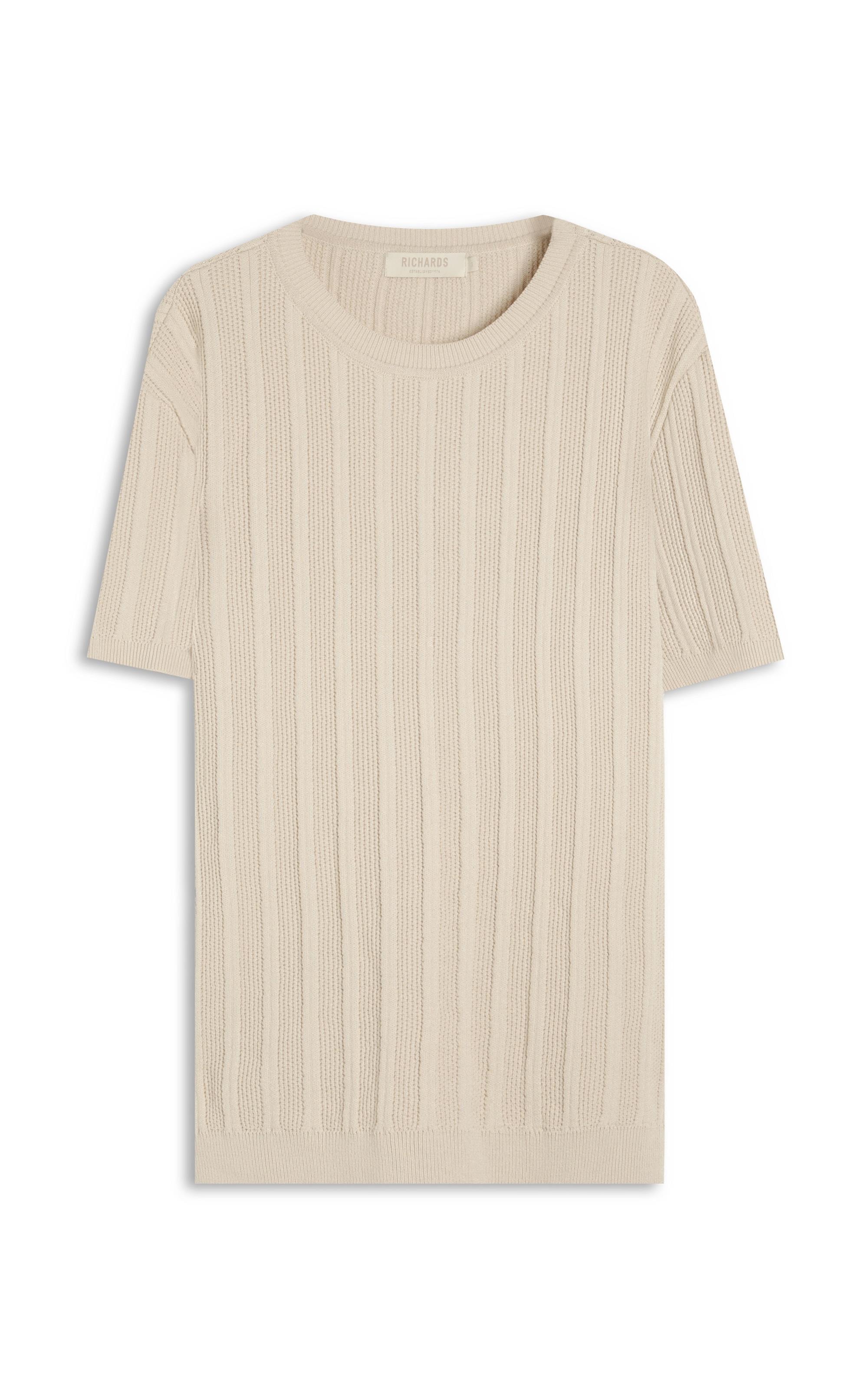 Tricot T-Shirt Zeca Textura Mc Areia